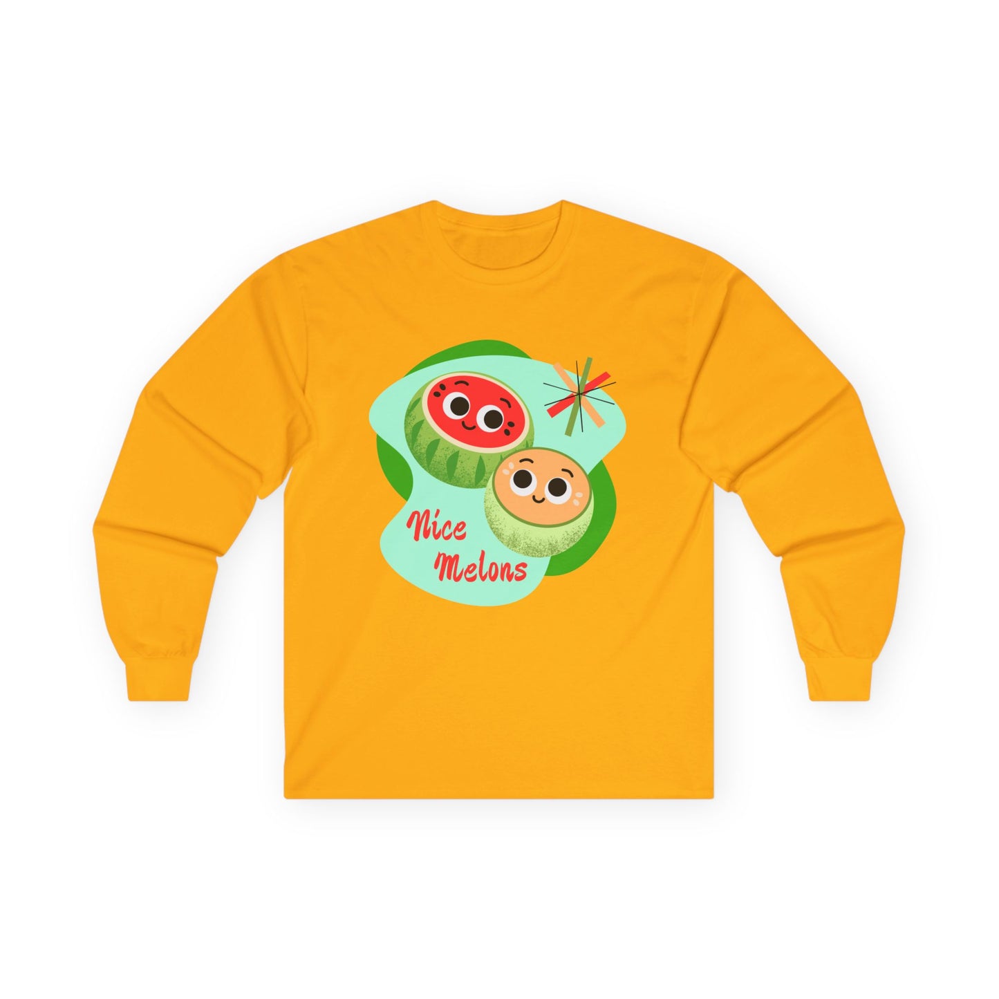 Cute Fruit Long Sleeve Tees, Funny Gift, Summer Vibes, Gift for Foodies, Cute Pun Shirt, Comfort Wear