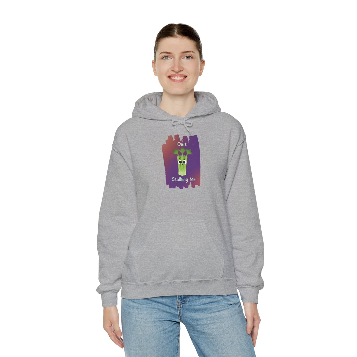 Funny Graphic Hoodie - 'Quit Stalking Me' Unisex Pullover, Cozy Gift for Friends, Unique Humor Apparel, Casual Wear