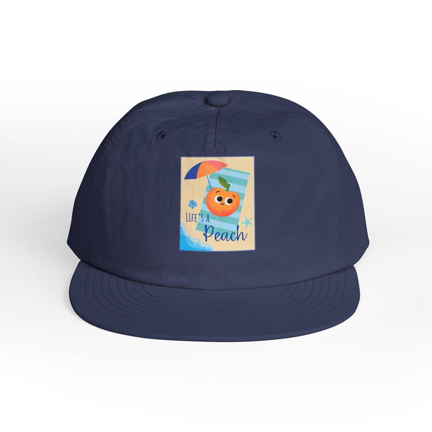 Life's a Beach Pun Surf Cap - Fun Beach Hat, Summer Accessory, Gift for Surfers, Cute Vacation Cap, Beach-Themed Apparel