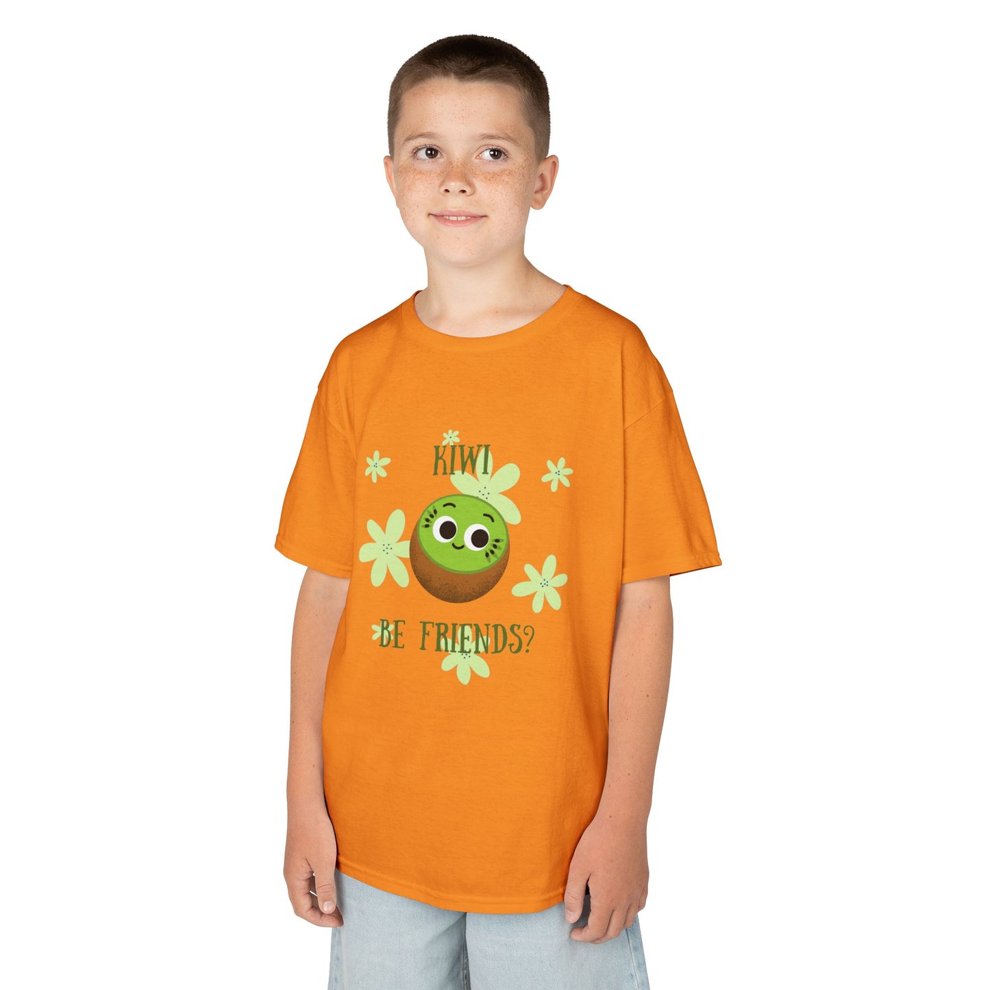 Cute Kiwi Friends Kids Tee, Fun Kids Apparel, Friendship Gift, Summer Outfit, Playtime Shirt, Birthday Gift