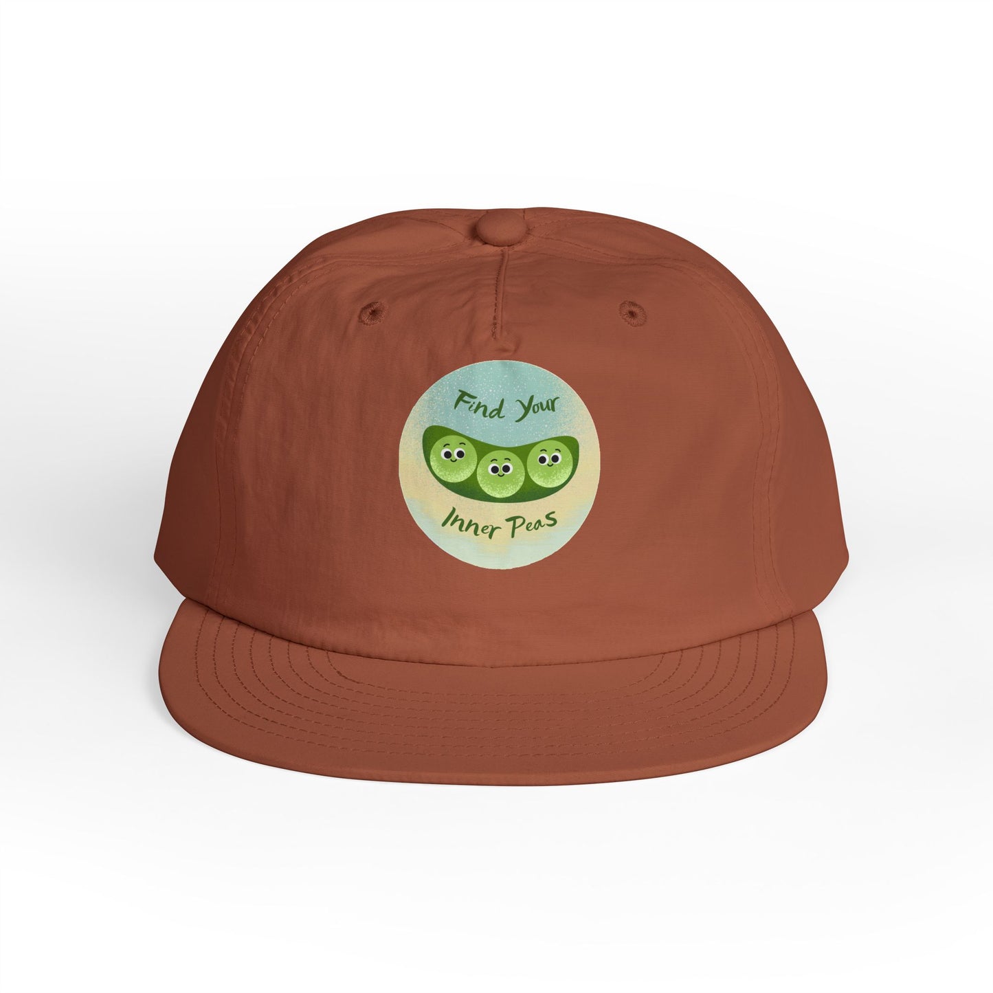 Surf Cap, Find Your Inner Peace Hat, Beachwear Accessories, Summer Cap, Fun Prints, Relaxation Gear, Outdoor Lifestyle