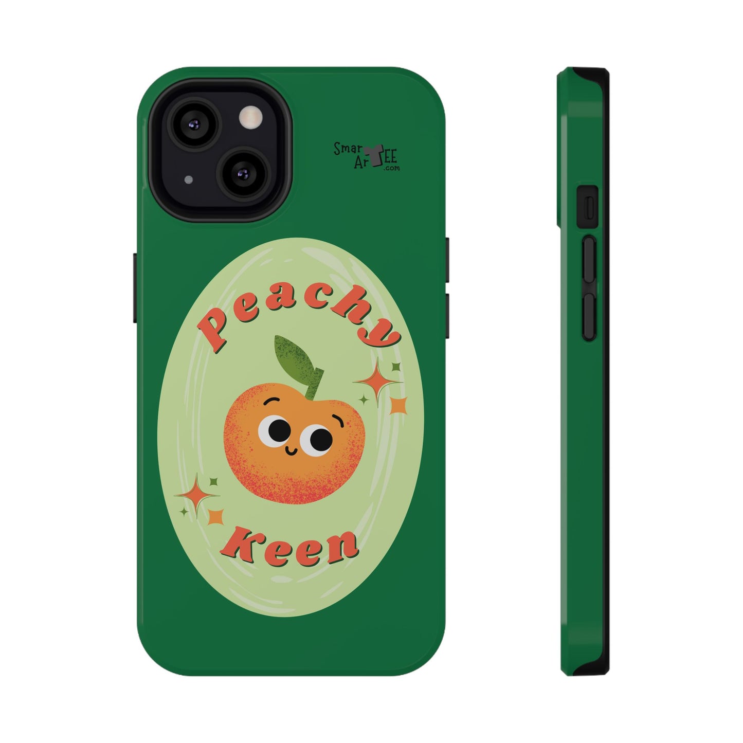 Peachy Keen Phone Case, Cute Impact-Resistant Case, Fun Smartphone Cover, Gift for Fruit Lovers, Customizable Phone Accessory