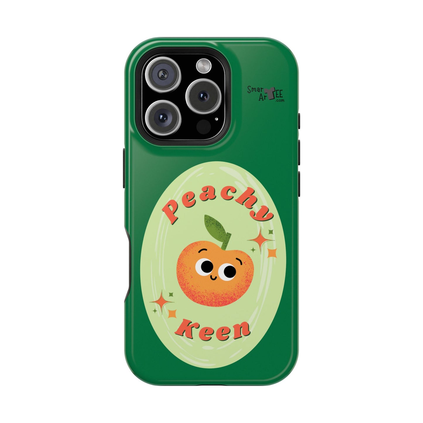 Peachy Keen Phone Case, Cute Impact-Resistant Case, Fun Smartphone Cover, Gift for Fruit Lovers, Customizable Phone Accessory