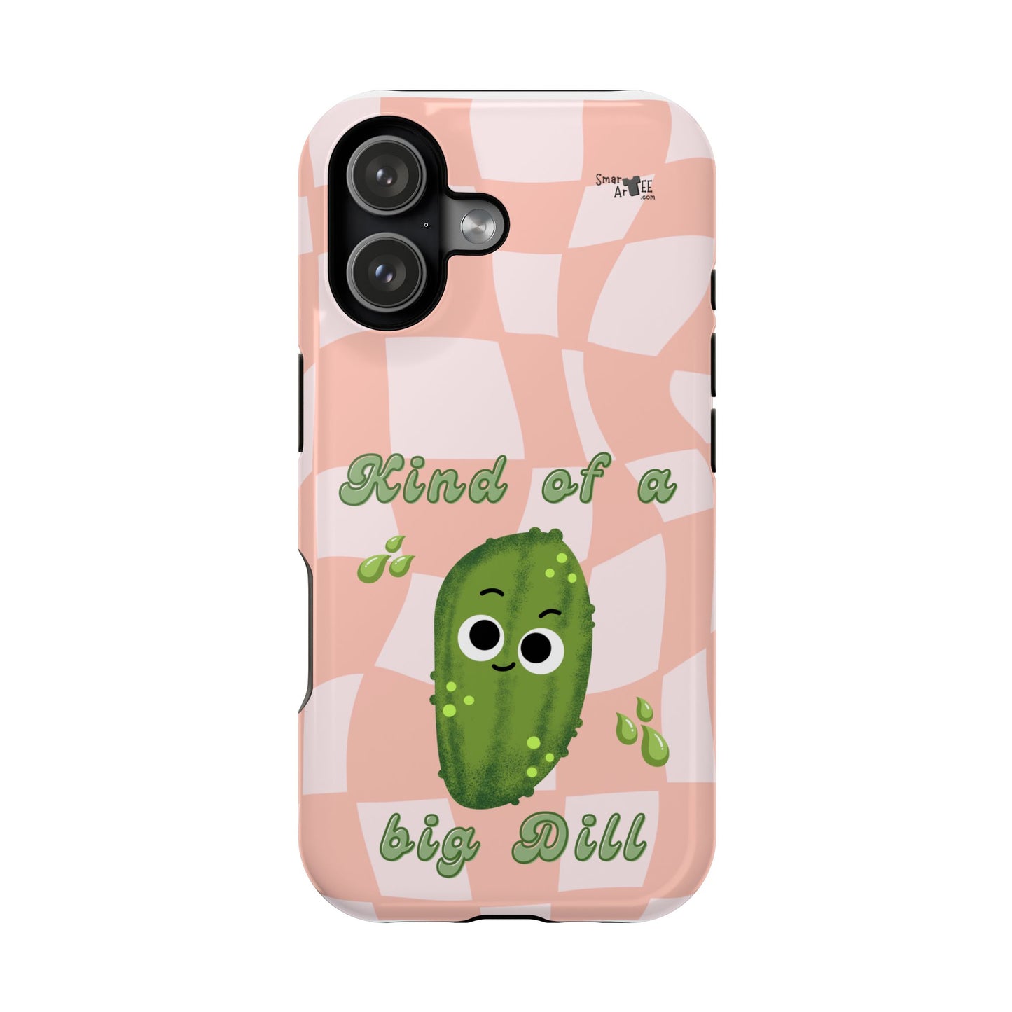 Cute Cucumber Phone Case, Funny Phone Case, Gift for Vegetable Lovers, Quirky Mobile Accessories, Summer Vibes, Kind of a Big Dill
