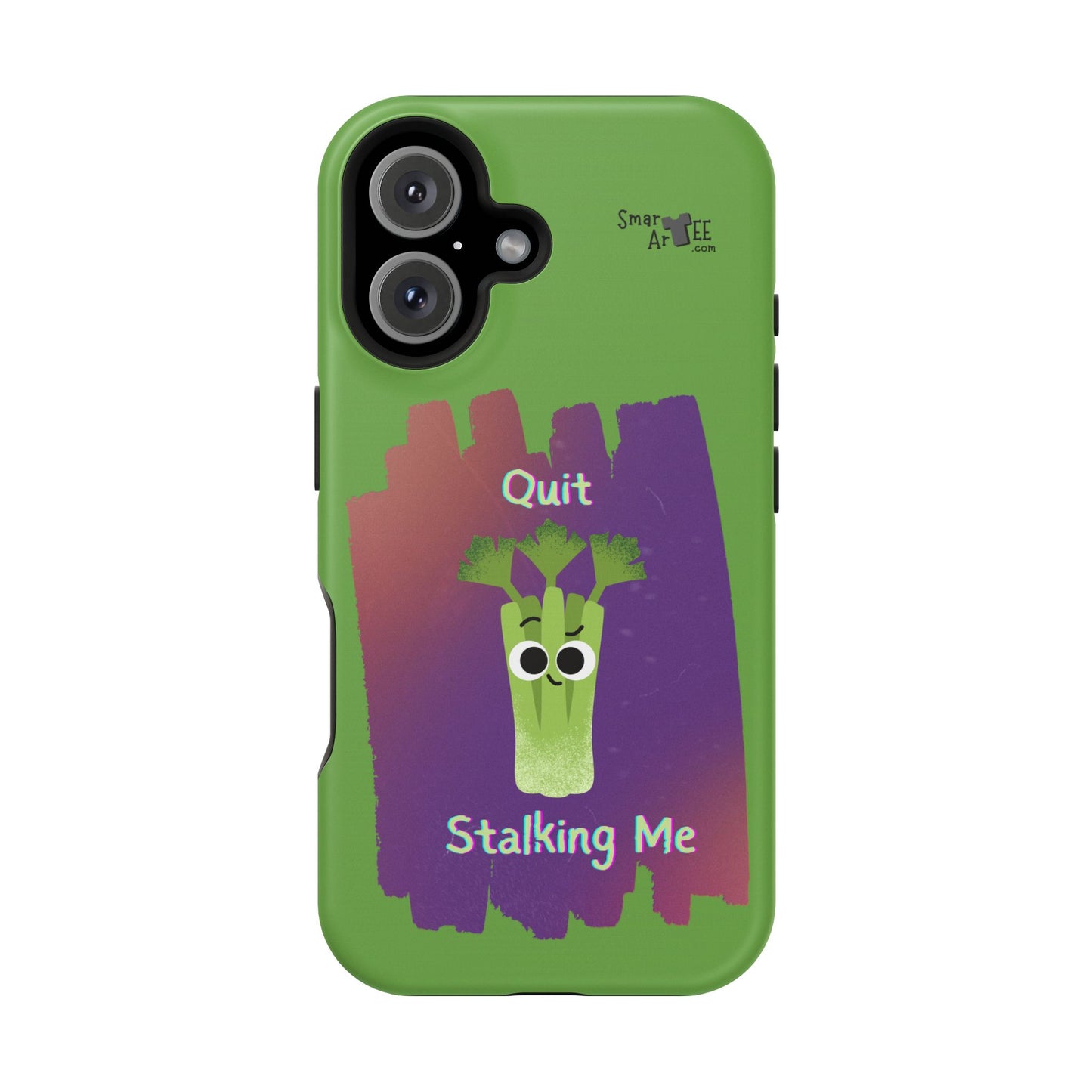 Cute Celery Pun Phone Case, Quirky Impact-Resistant Cell Phone Cover, Gift for Veggie Lovers, Fun Accessories for Friends