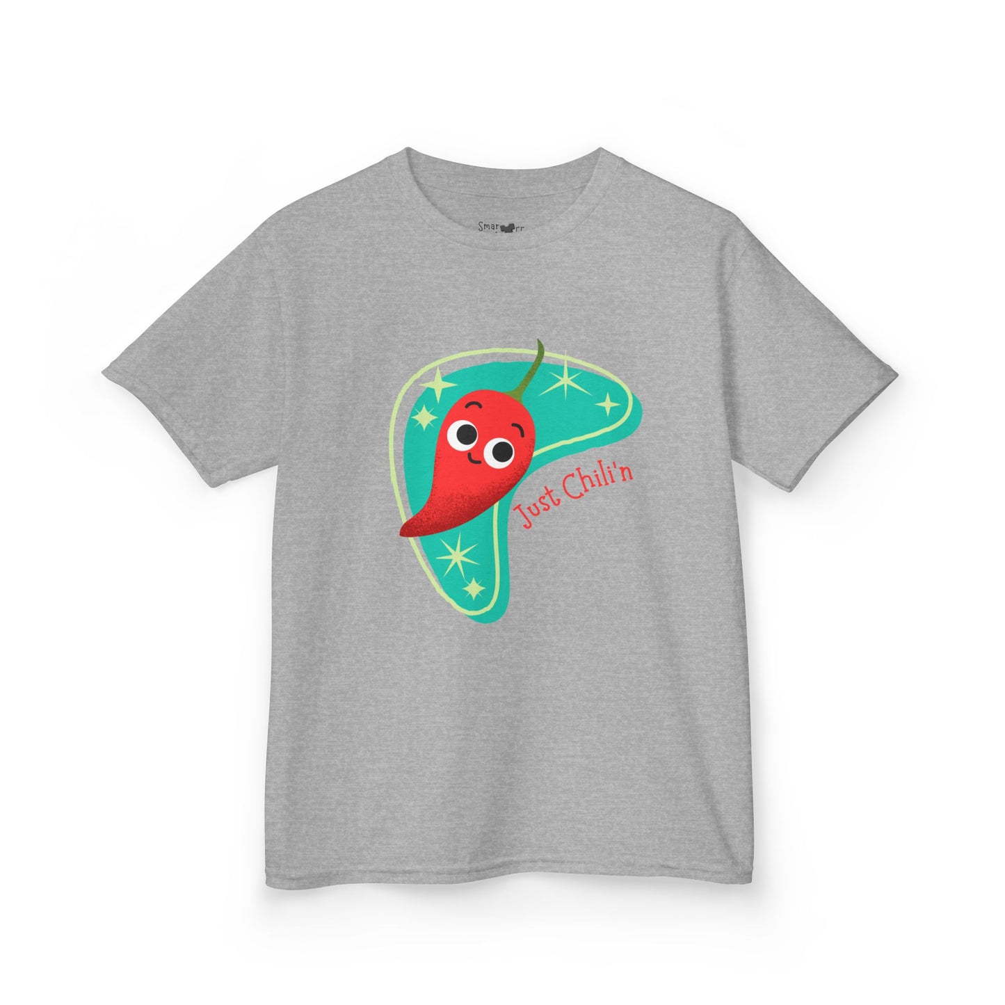 Chill'n Kids Tee - Just Chili'n Pepper Pun Gift for Kids, Summer Outfit, Cute Designer Tee, Everyday Wear, Playtime Shirt