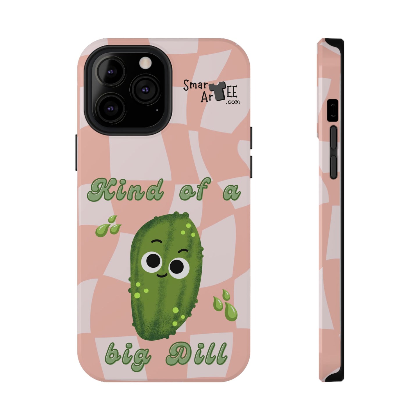 Cute Cucumber Phone Case, Funny Phone Case, Gift for Vegetable Lovers, Quirky Mobile Accessories, Summer Vibes, Kind of a Big Dill
