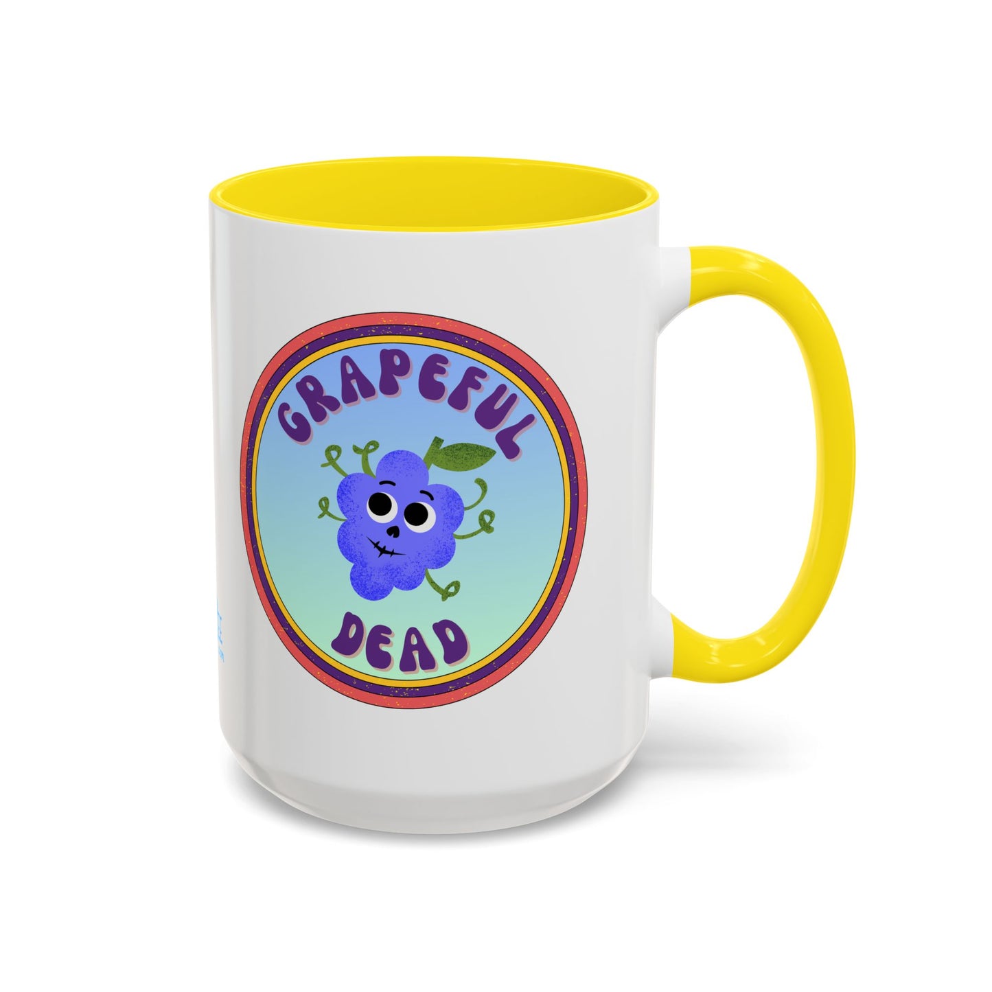 Grateful Dead Inspired Accent Coffee Mug, Fun Gift for Music Lovers, Unique Home Decor, Vibrant Coffee Mug, Collectible Gift for Occasions