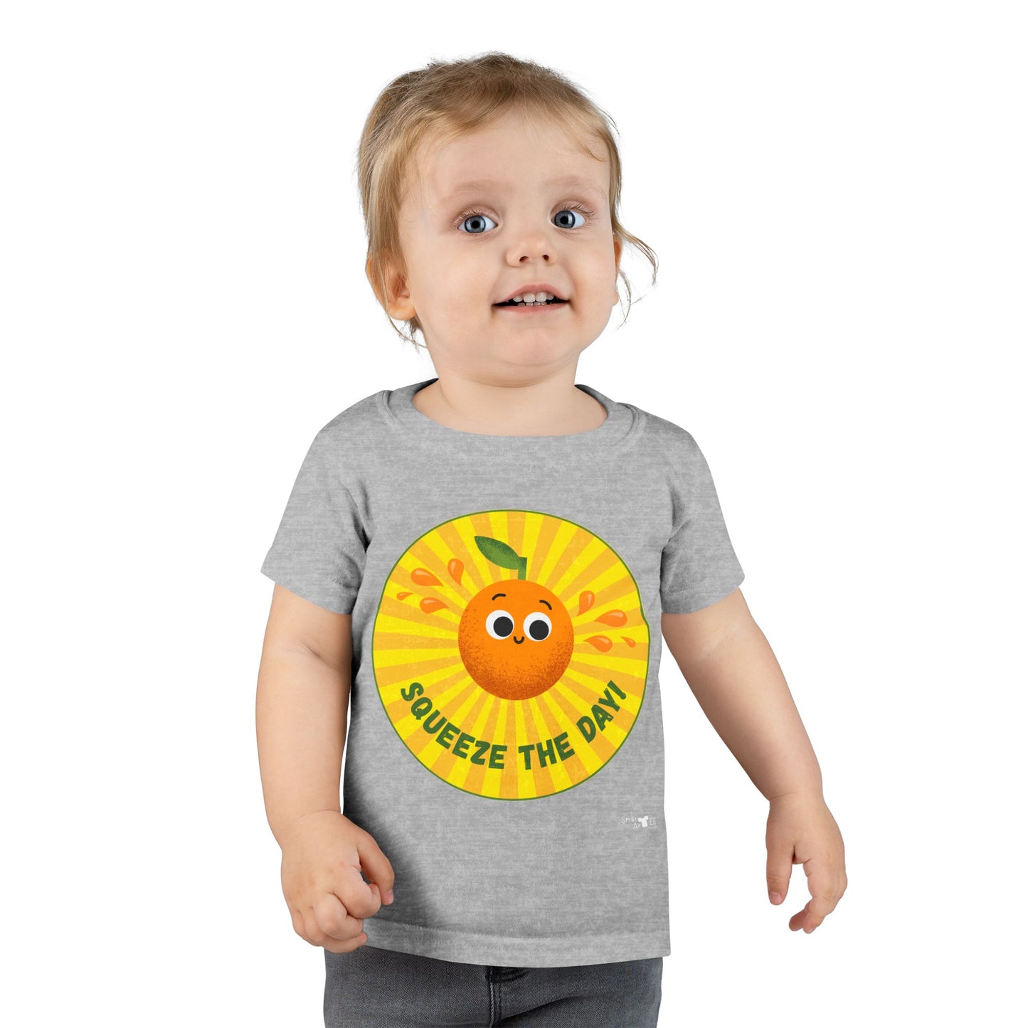 Cute Toddler Shirt - 'Squeeze the Day!' Funny Tee for Kids, Gift for Birthdays, Summer Vibes, Playful Wear, Toddler Apparel