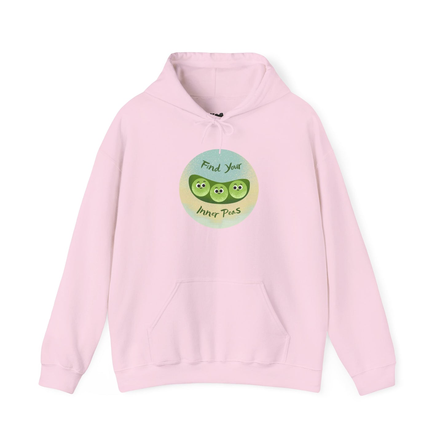 Find Your Inner Peas Hoodie | Comfy Apparel, Gift for Fun Lovers, Casual Wear, Motivational Hoodie