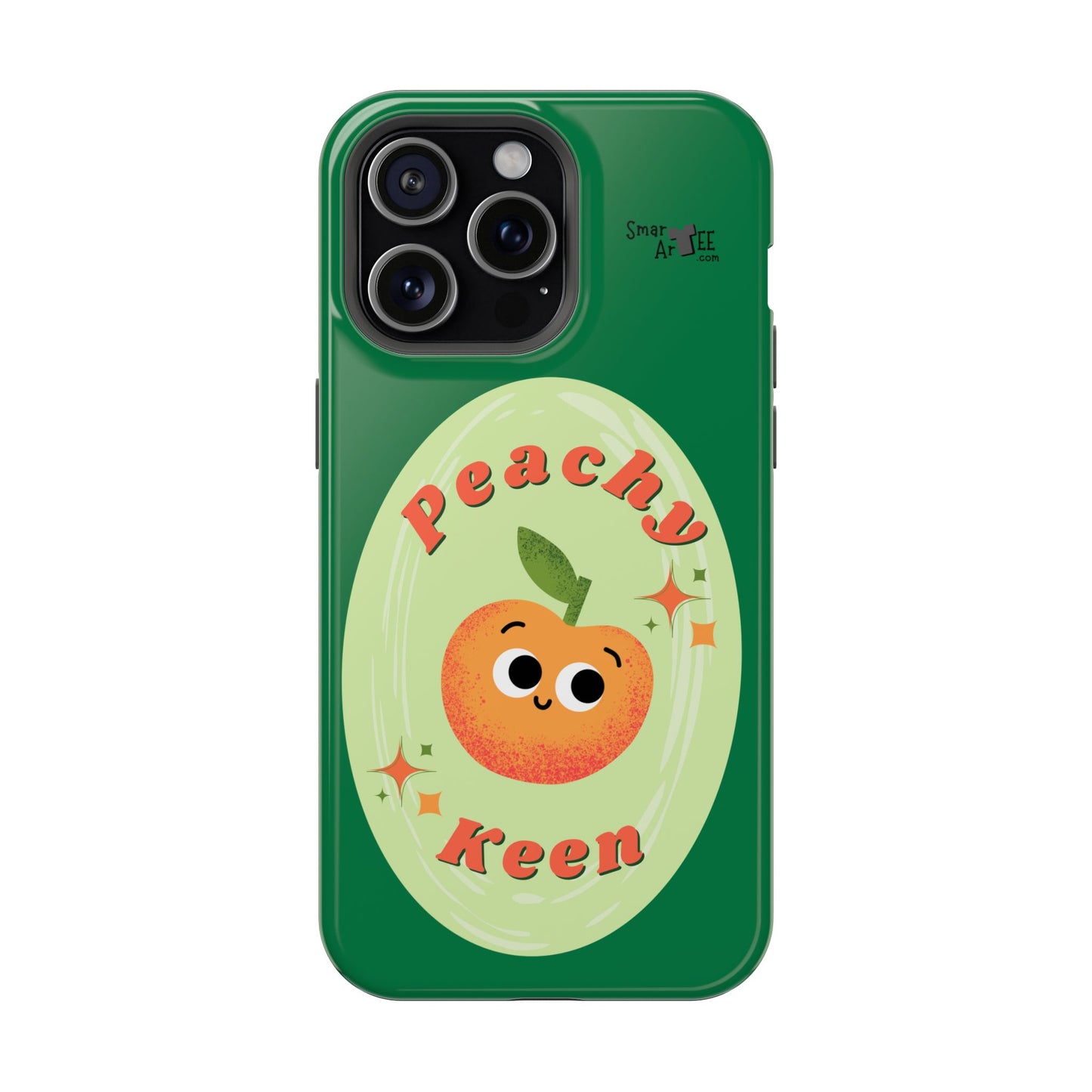 Peachy Keen Phone Case, Cute Impact-Resistant Case, Fun Smartphone Cover, Gift for Fruit Lovers, Customizable Phone Accessory