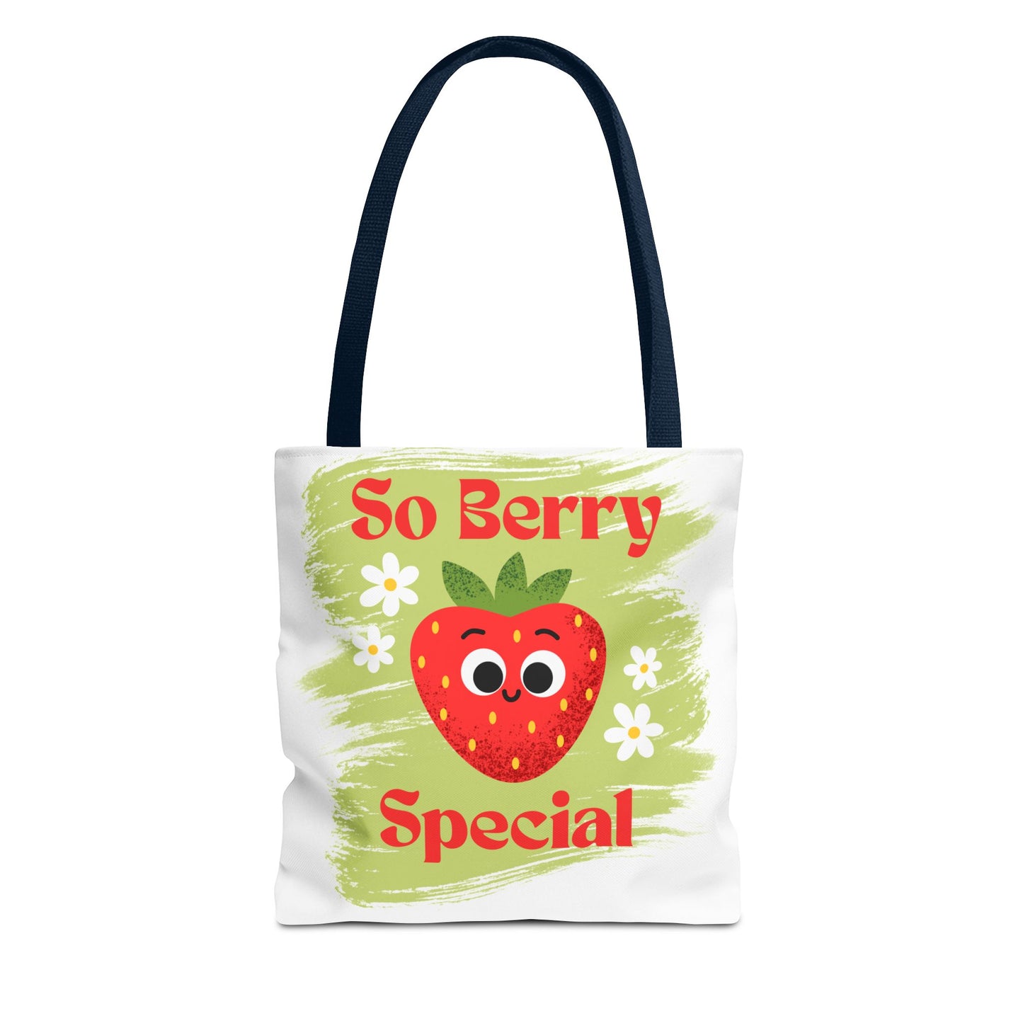 Cute Strawberry Tote Bag - So Berry Special, Tote, Eco-Friendly Bag, Shopper Bag, Beach Bag, Gift for Her