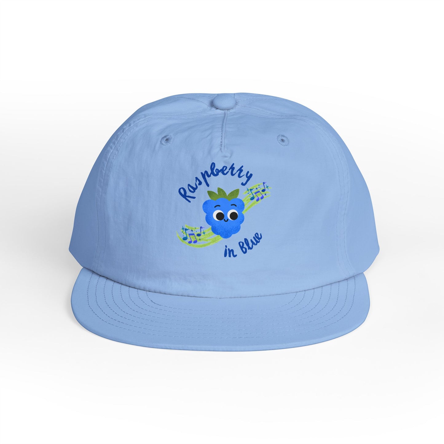 Rhapsody in Blue Pun Surf Cap | Fun Summer Hat, Youth Beachwear, Gift for All Ages, Outdoor Adventures, Vacation Accessory