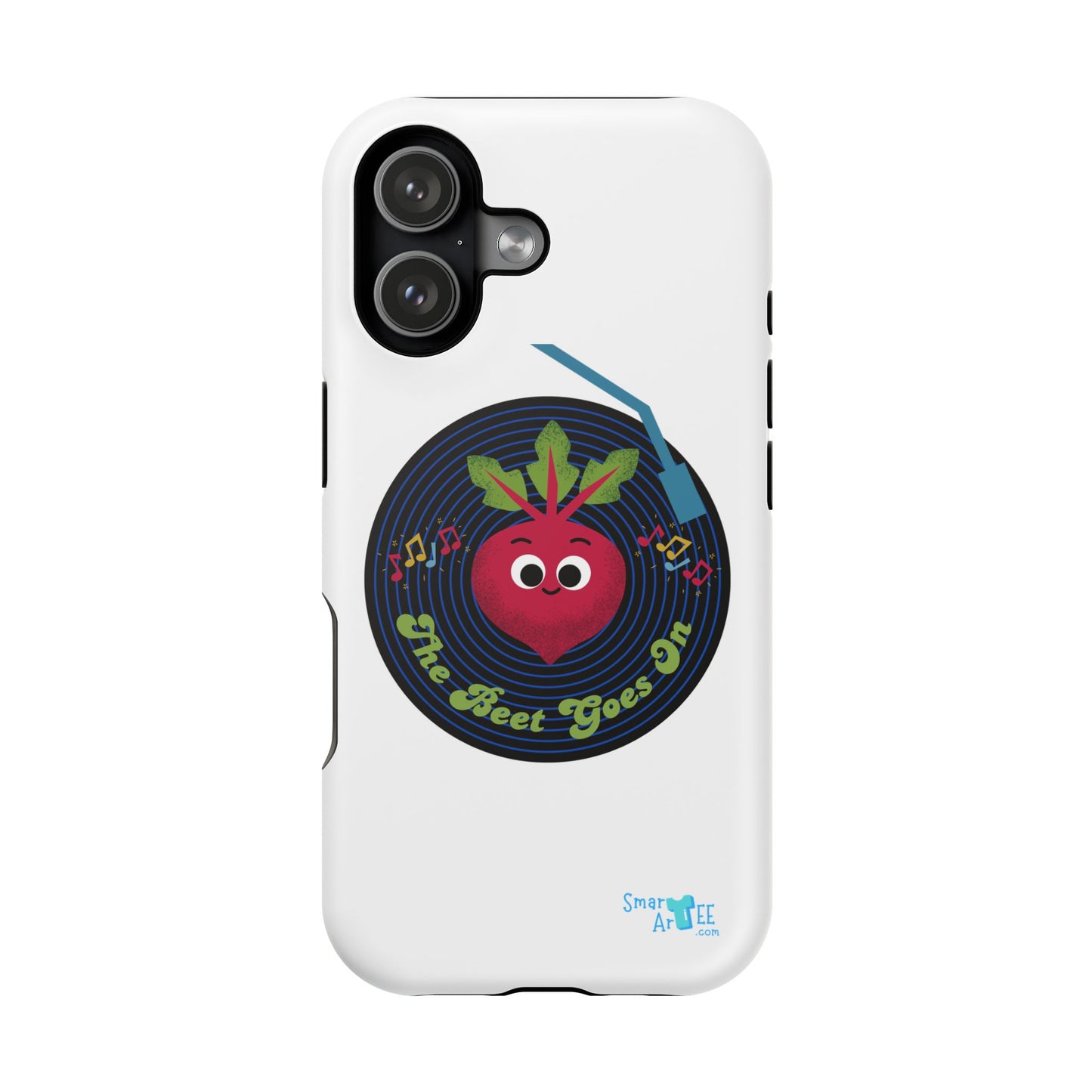 Fun Impact-Resistant Phone Cases - Unique Phone Accessories, Beet Pun Themed, Holiday Present