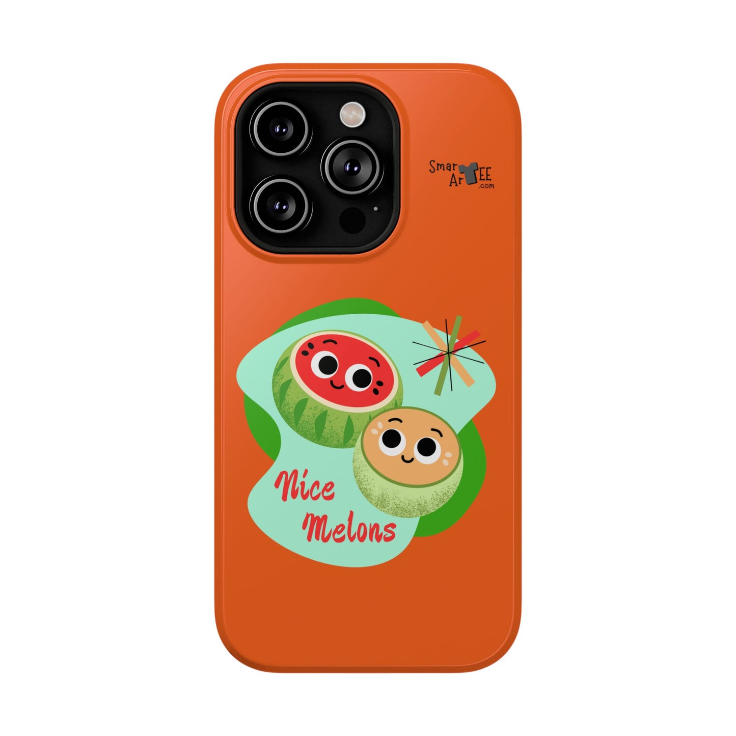 Cute Fruit Phone Case - Nice Melons Design, Impact-Resistant, Fun Gift for Kids, Phone Accessories for Celebrations, Fruit Lovers