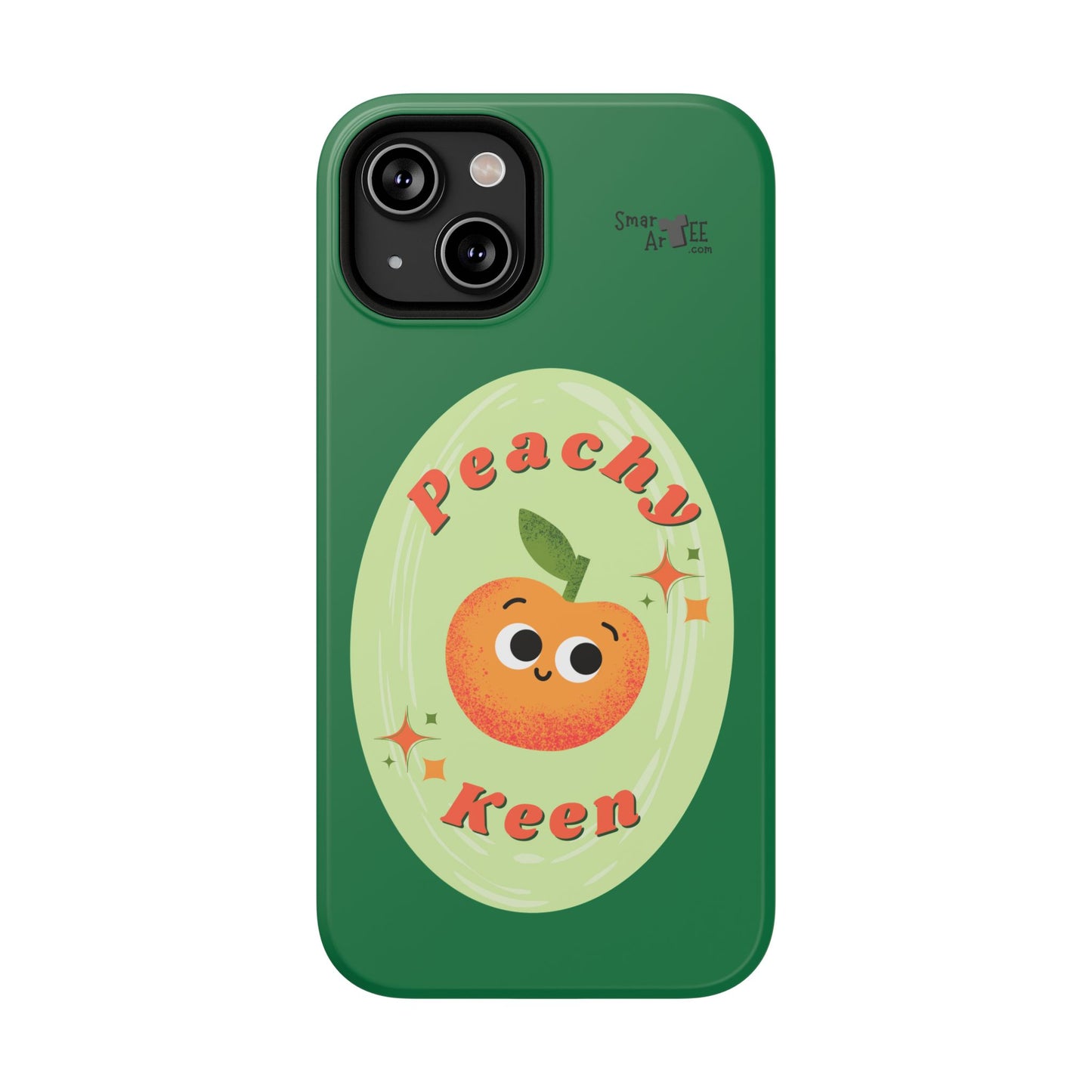 Peachy Keen Phone Case, Cute Impact-Resistant Case, Fun Smartphone Cover, Gift for Fruit Lovers, Customizable Phone Accessory