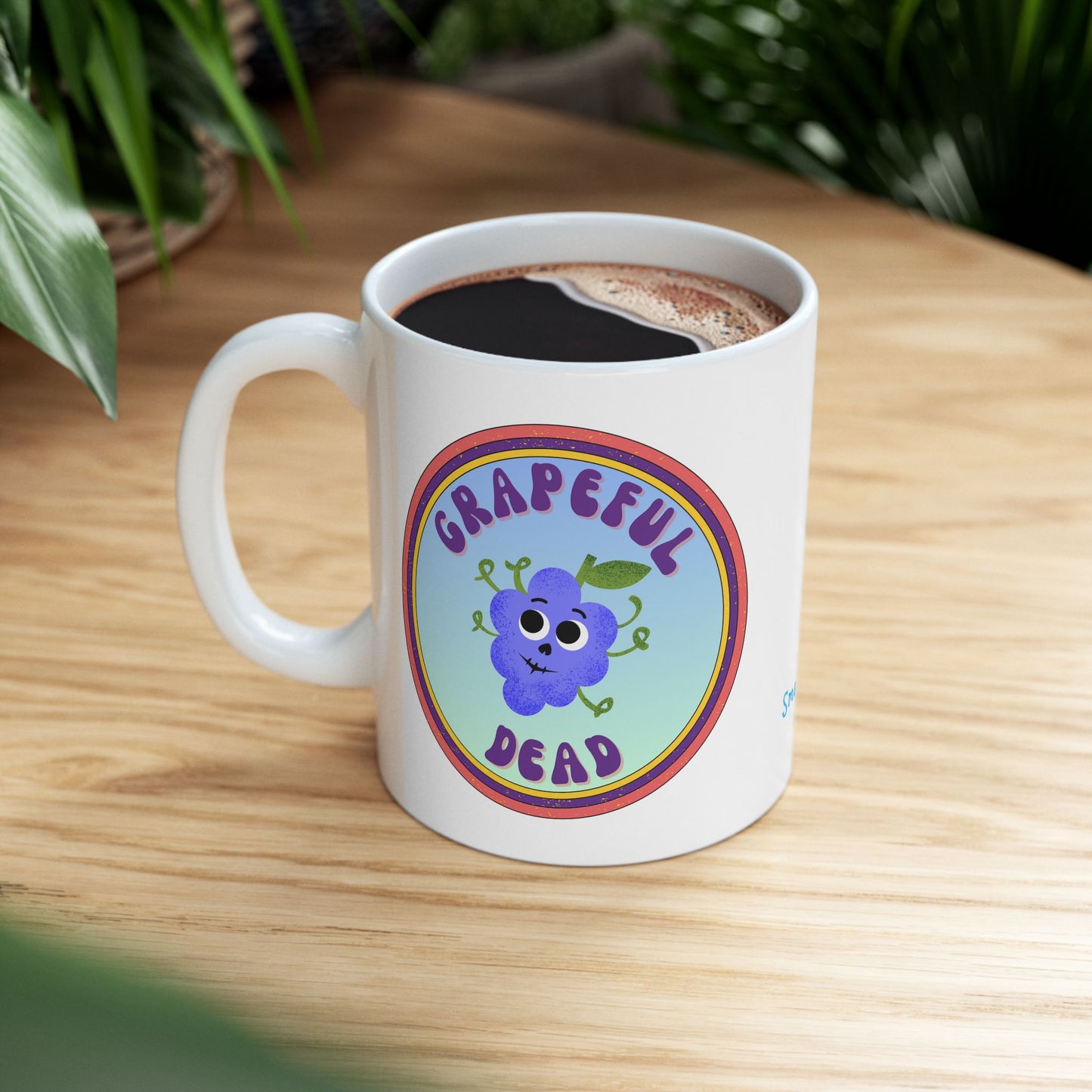 Grateful Heart Ceramic Mug - Inspirational Coffee Cup, Perfect Gift for Friends, Home Decor, Motivational Mug, Everyday Use