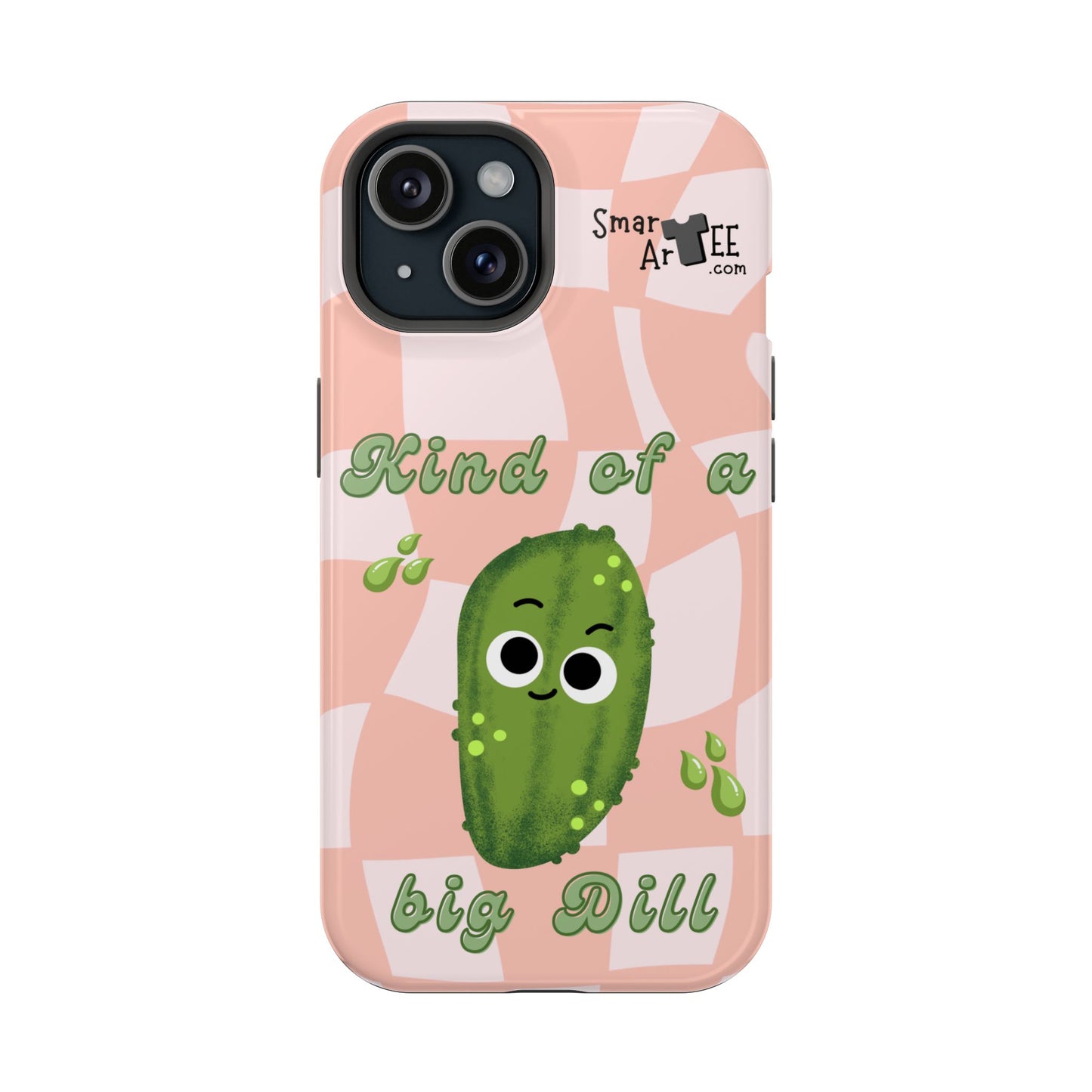 Cute Cucumber Phone Case, Funny Phone Case, Gift for Vegetable Lovers, Quirky Mobile Accessories, Summer Vibes, Kind of a Big Dill