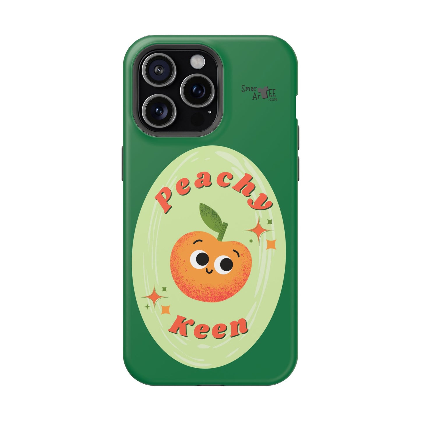 Peachy Keen Phone Case, Cute Impact-Resistant Case, Fun Smartphone Cover, Gift for Fruit Lovers, Customizable Phone Accessory