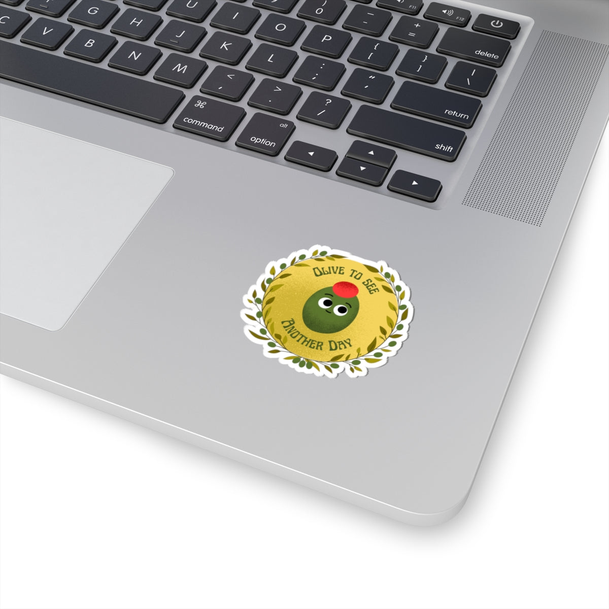 Whimsical Olive Stickers, Fun Laptop Decals, Cute Gift for Food Lovers, Cheerful Home Decor, Positive Vibe Stickers