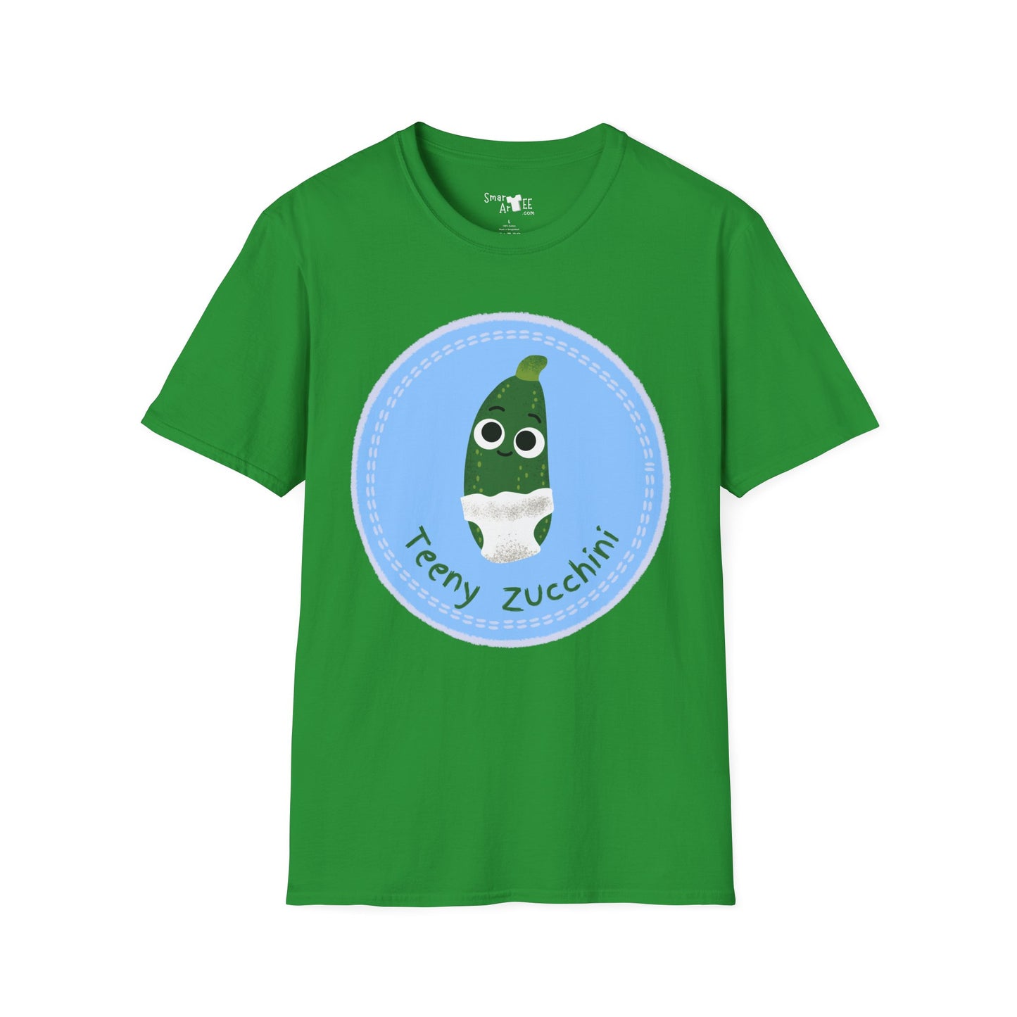 Cute Teeny Zucchini Unisex T-Shirt, Whimsical Veggie Pun Tee, Funny Gift for Foodies, Kitchen Apparel, Unique Gardening Shirt