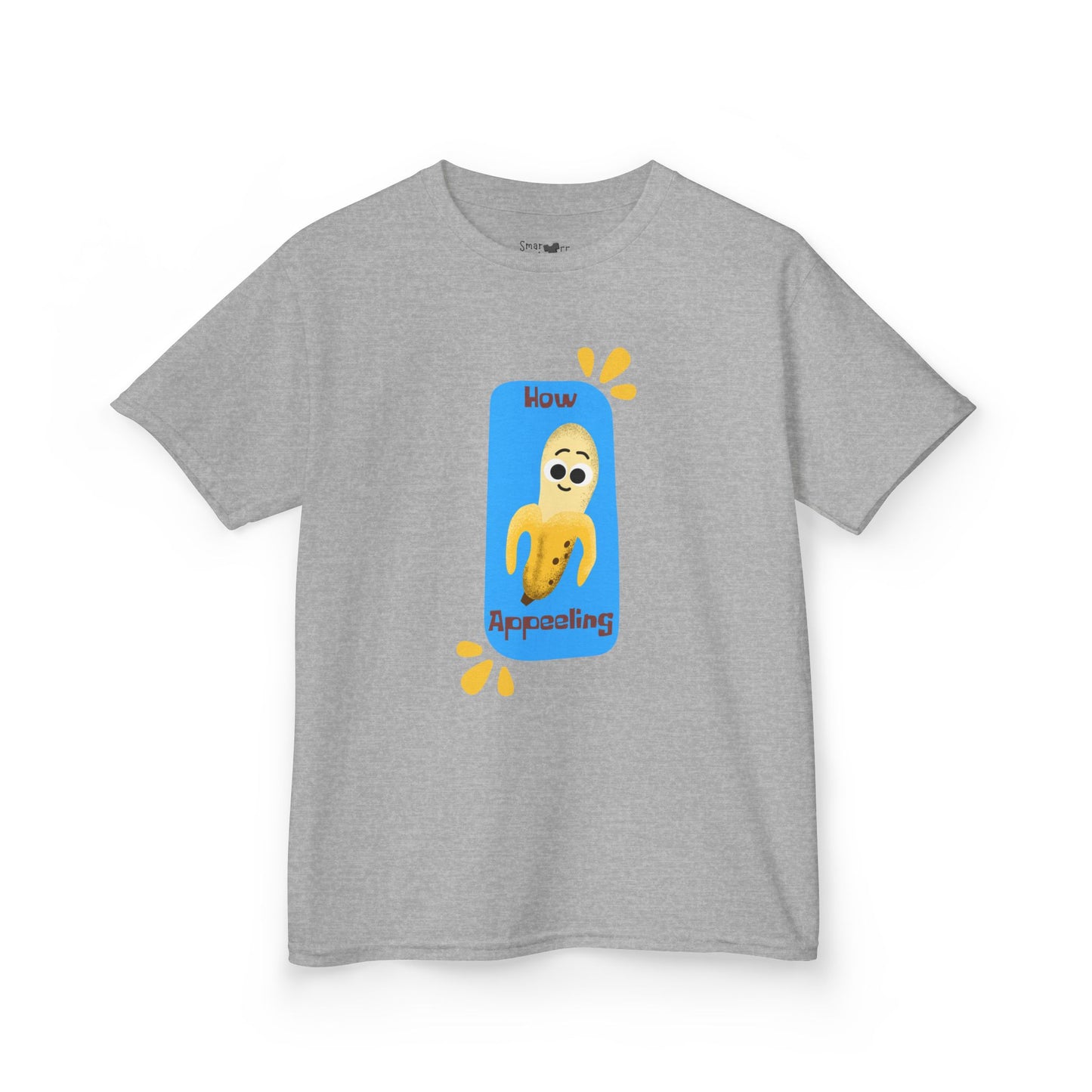 Kids Funny Graphic Tee with 'How Appeeling' Banana Pun Design | Playful Shirt for Children | Gift for Birthdays