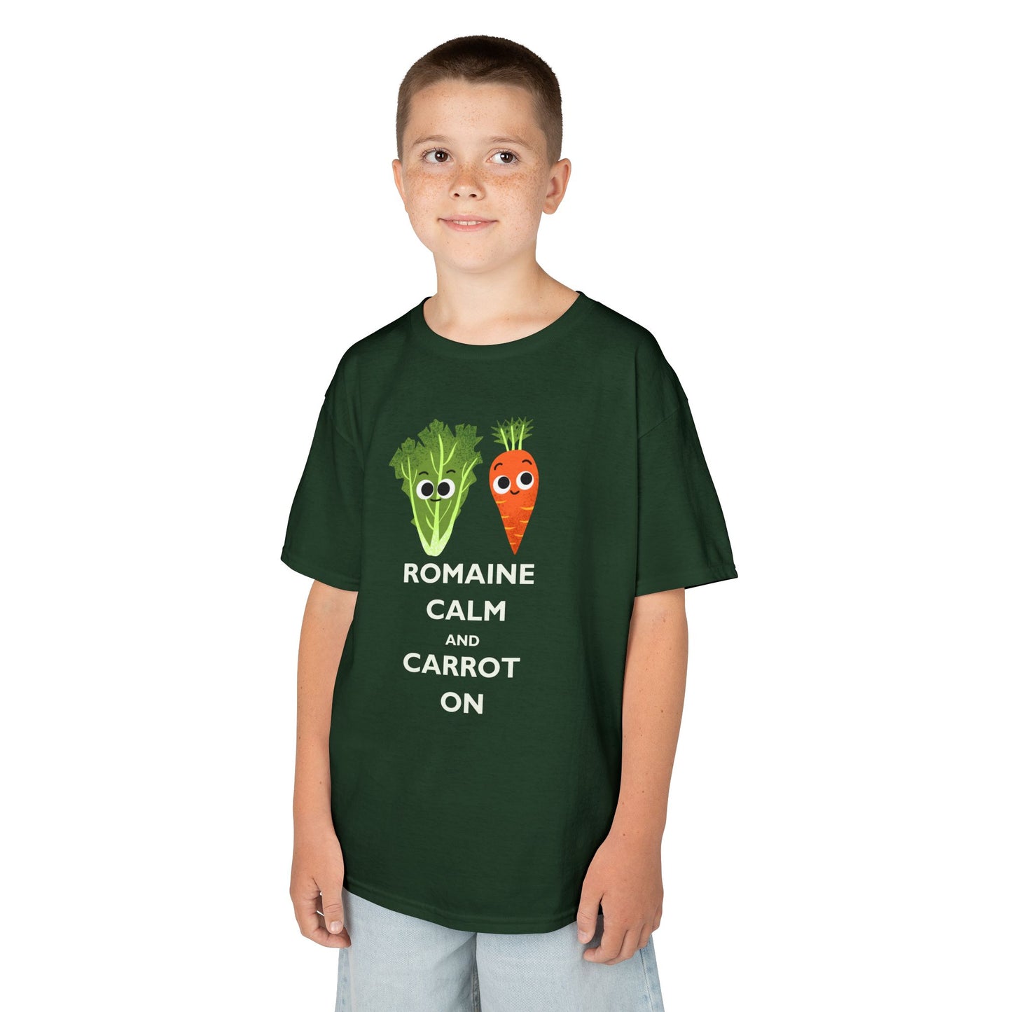 Kids Vegetable-Themed Tee with Fun Phrase, Cute Kids Shirt, Gift for Young Chefs, Fun Fashion for Kids, Toddler Tee, Foodie Kids Gift