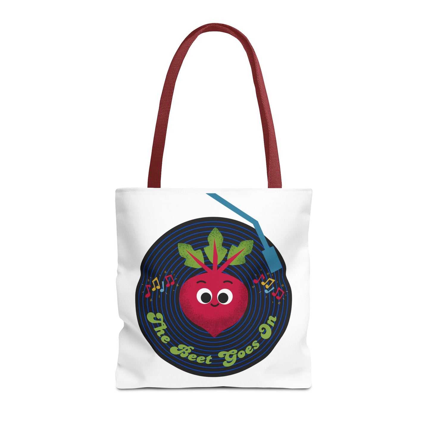 Musical Beet Tote Bag - Stylish Eco-Friendly Shopper, Fun Gift for Veggie Lovers, Perfect for Grocery Runs, Festivals, and Birthdays