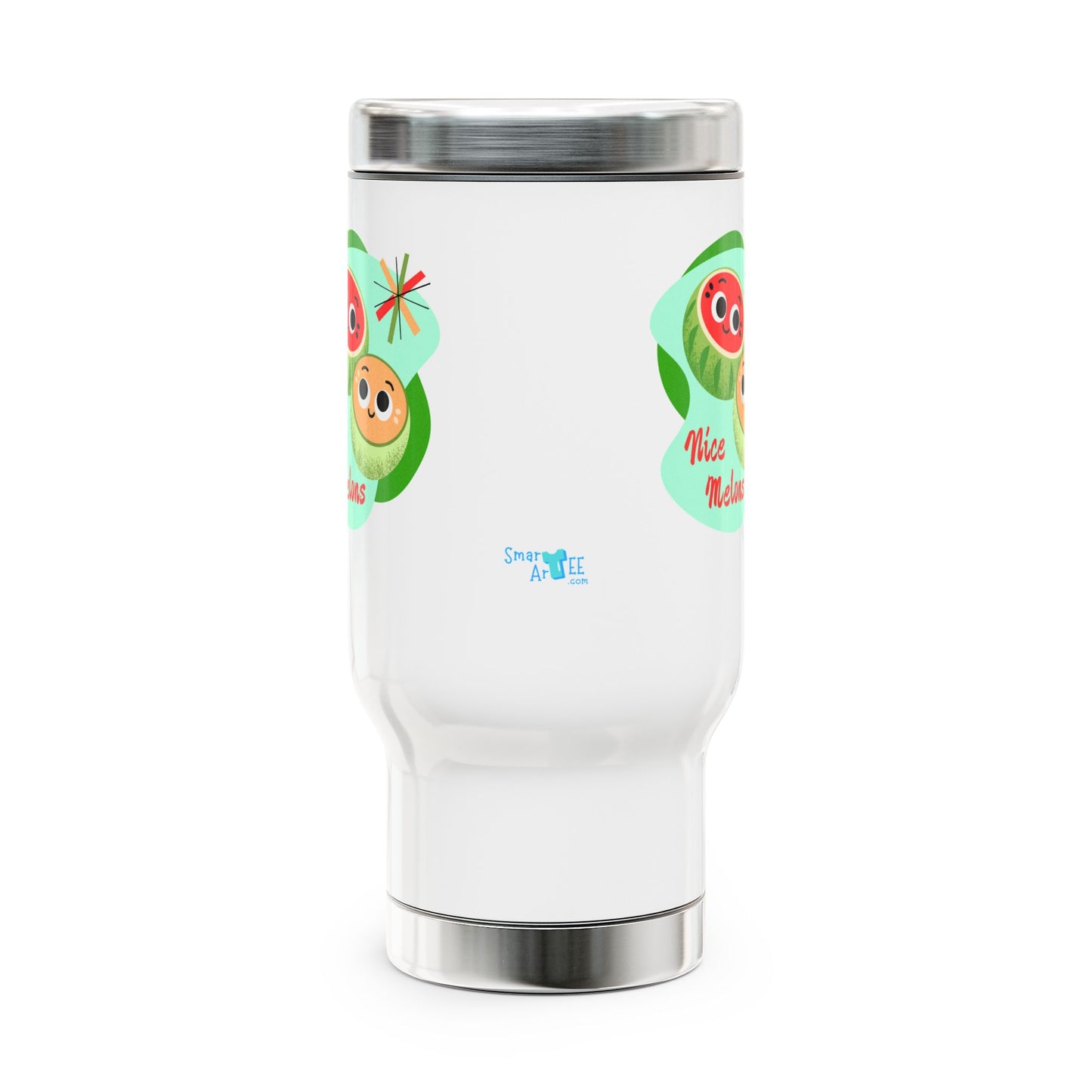 Charming Travel Mug with Handle, Perfect for On-the-Go, Fun Gifts for Friends, Kitchen Essentials, Eco-Friendly Tumblers, Cute Drinkware