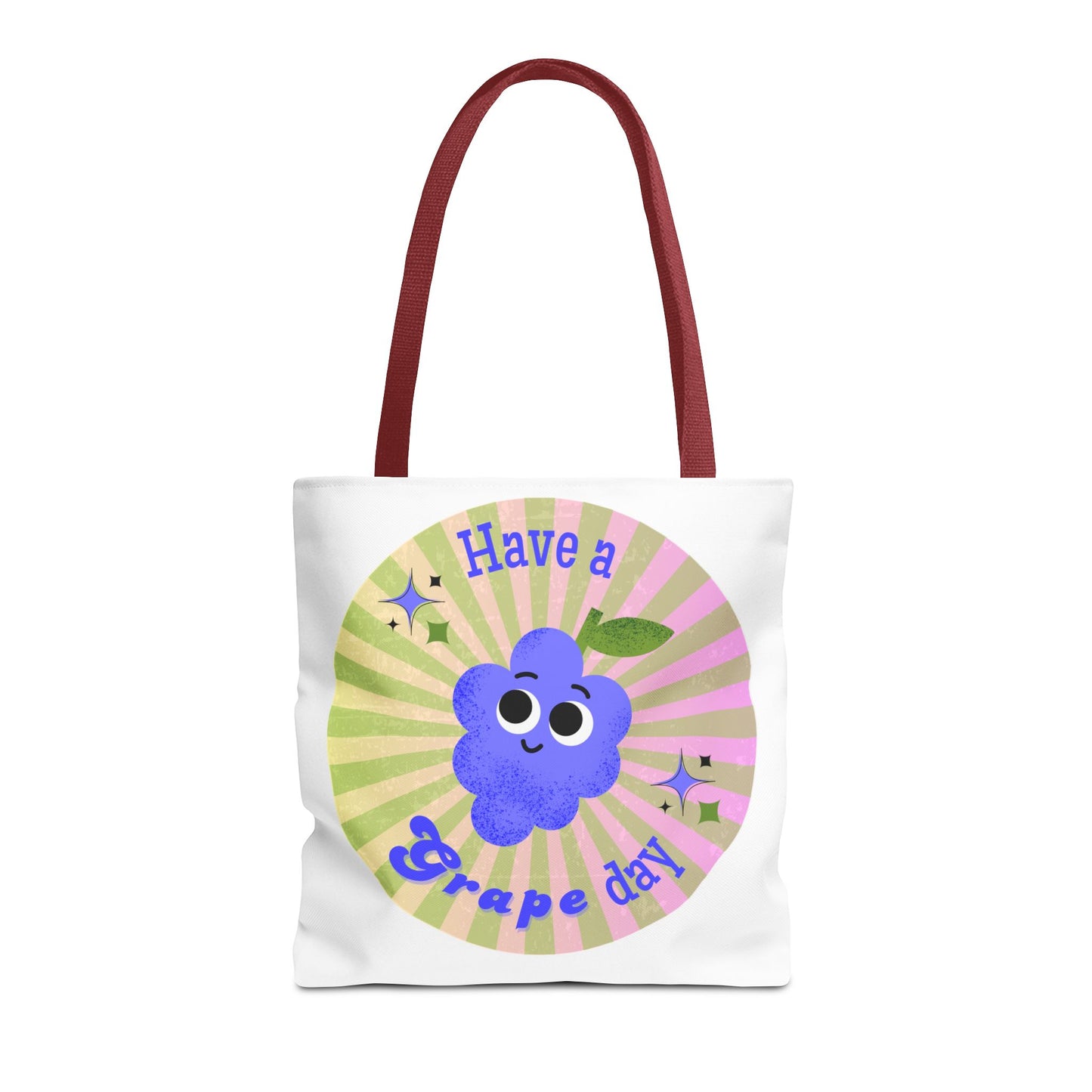 Cute Grape Day Tote Bag - Fun Reusable Shopping Bag, Gift for Fruit Lovers, Eco-Friendly Tote, Summer Bag, Kids' Toy Bag