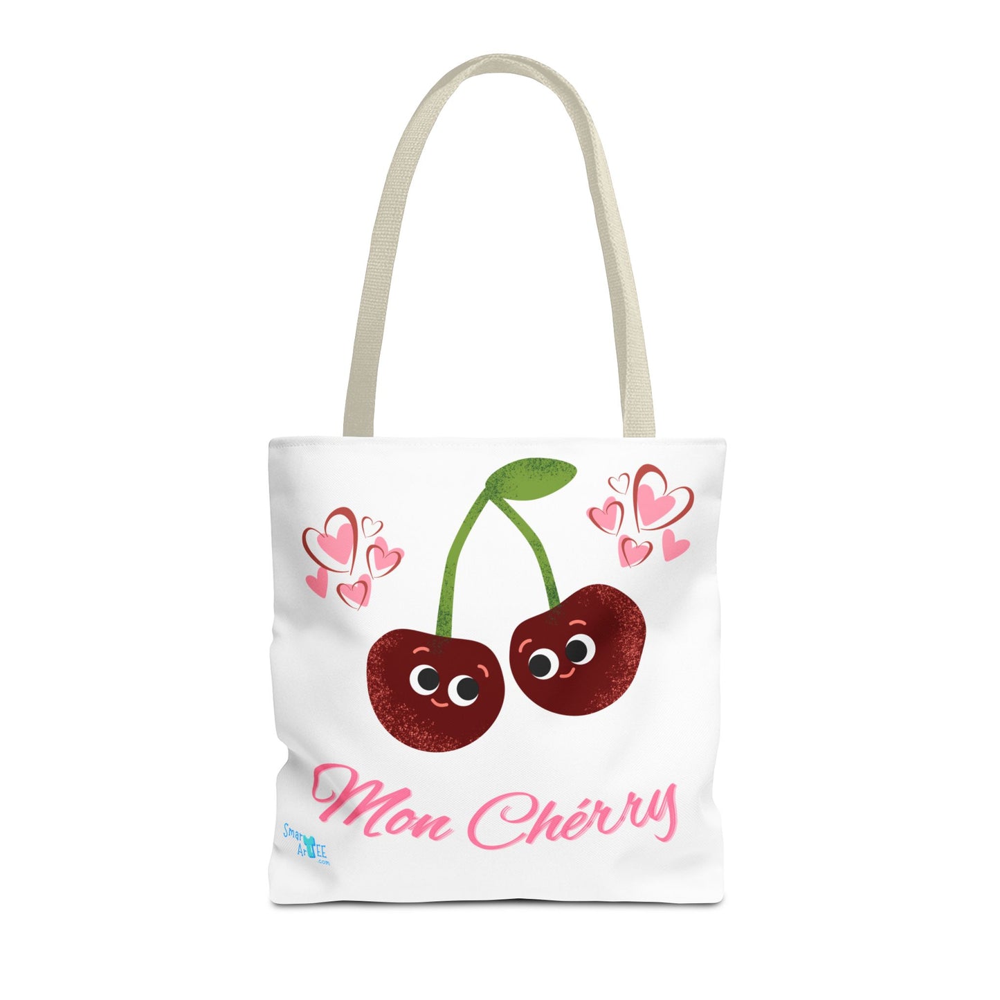 Cute Cherry Love Tote Bag - Perfect for Valentine's Day, Everyday Use, Grocery Shopping, Beach Outings, Fun Accessories