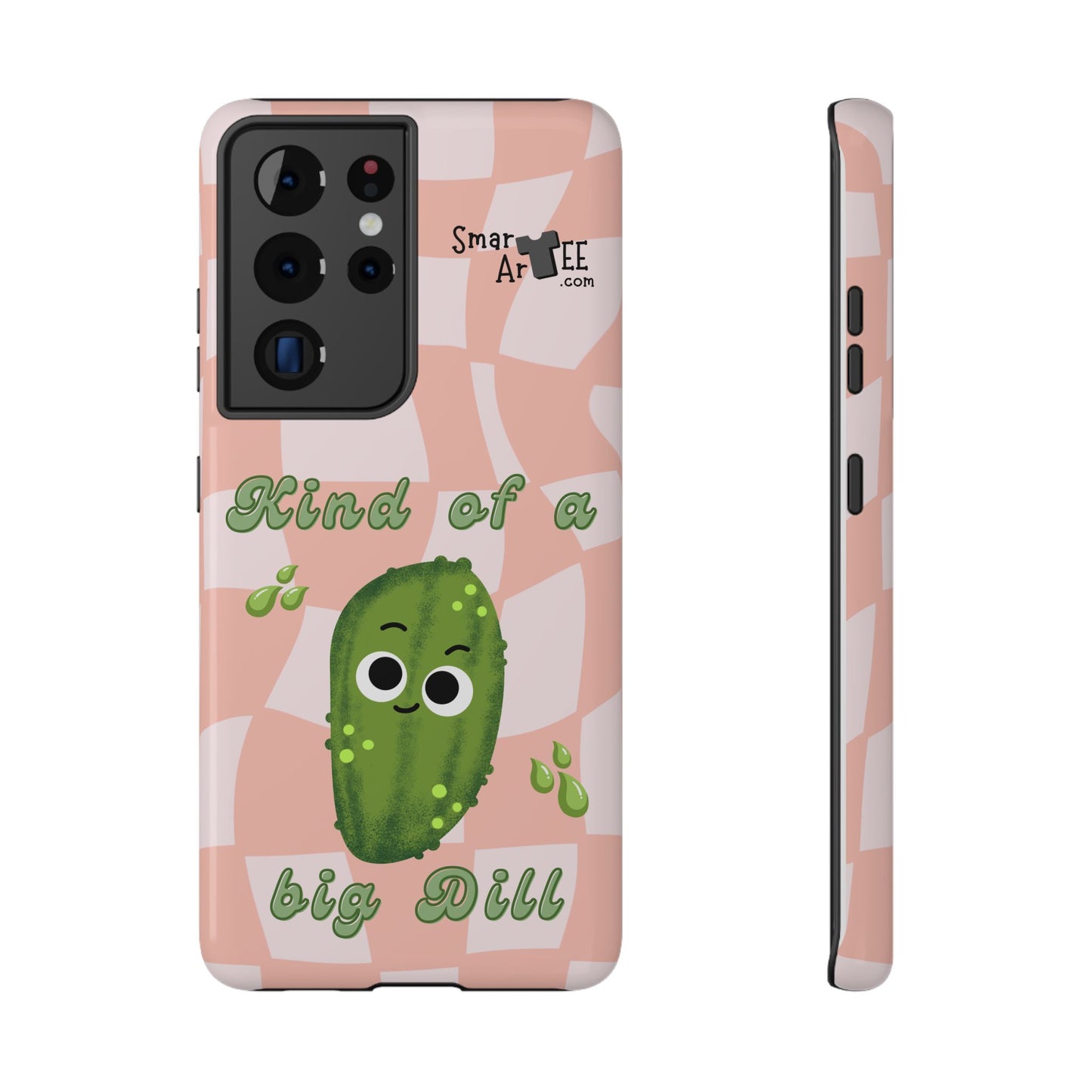 Cute Cucumber Phone Case, Funny Phone Case, Gift for Vegetable Lovers, Quirky Mobile Accessories, Summer Vibes, Kind of a Big Dill