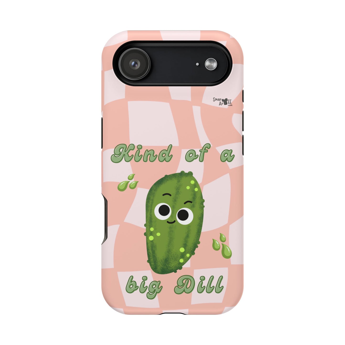 Cute Cucumber Phone Case, Funny Phone Case, Gift for Vegetable Lovers, Quirky Mobile Accessories, Summer Vibes, Kind of a Big Dill