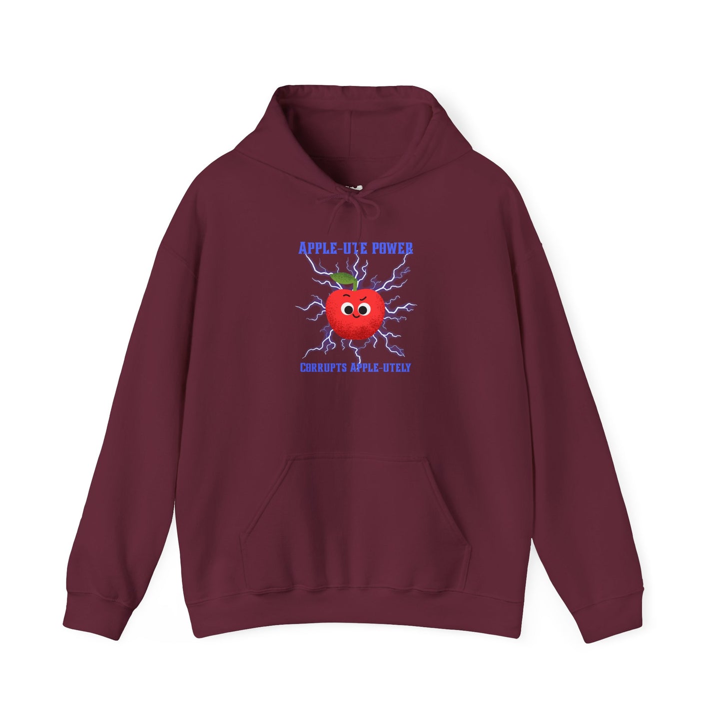 Apple Eye Power Unisex Hoodie - Fun Gift for Apple Lovers, Casual Wear, Fall Fashion, Eco-Friendly Hoodie, Cute Gift Idea