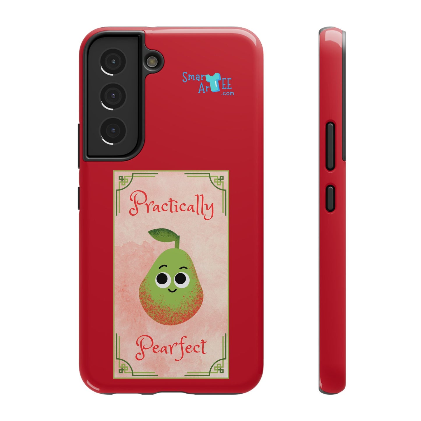 Cute Impact-Resistant Phone Case - Practically Pearfect, Fun Gift for Kids, Durable Phone Cover, Unique Phone Accessory, Youthful Style