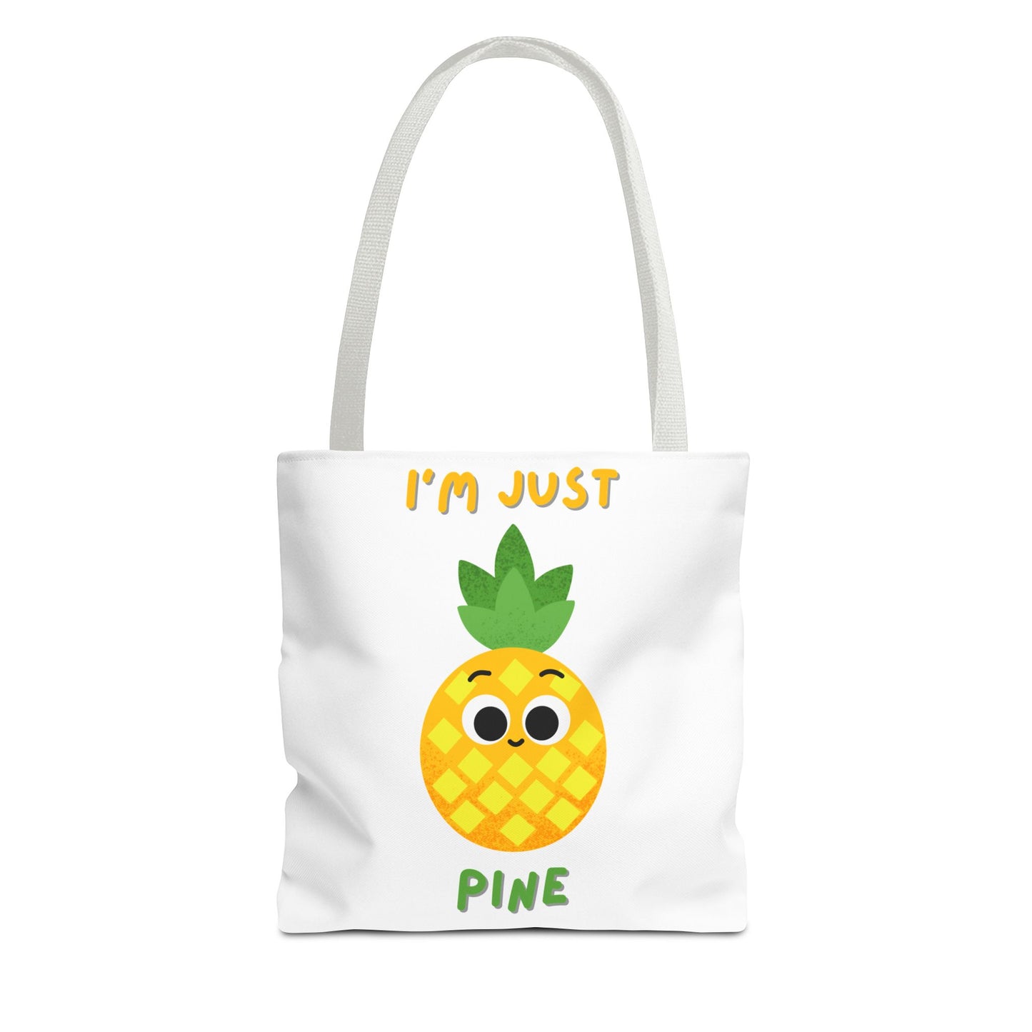 Cute Pineapple Tote Bag, Fun Shopper Bag, Beach Bag, Eco-Friendly Tote, Gift for Fruit Lovers, Summer Accessory
