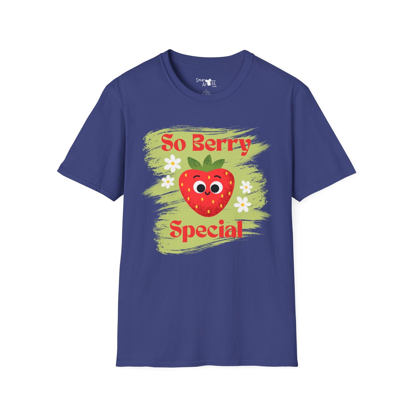 So Berry Special Unisex Softstyle T-Shirt | Cute Strawberry Graphic Pun Tee, Fun Gift for Friends, Summer Vibes, Birthday, Casual Wear