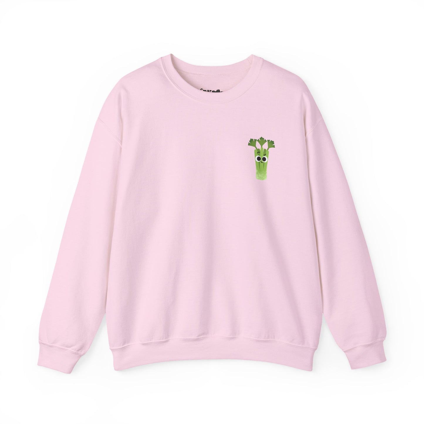 Funny Celery Stalk Pun Sweatshirt, Large Graphic on Back, Cute Celery Graphic on Front, Unisex Crewneck, Funny Sweatshirt, Casual Wear