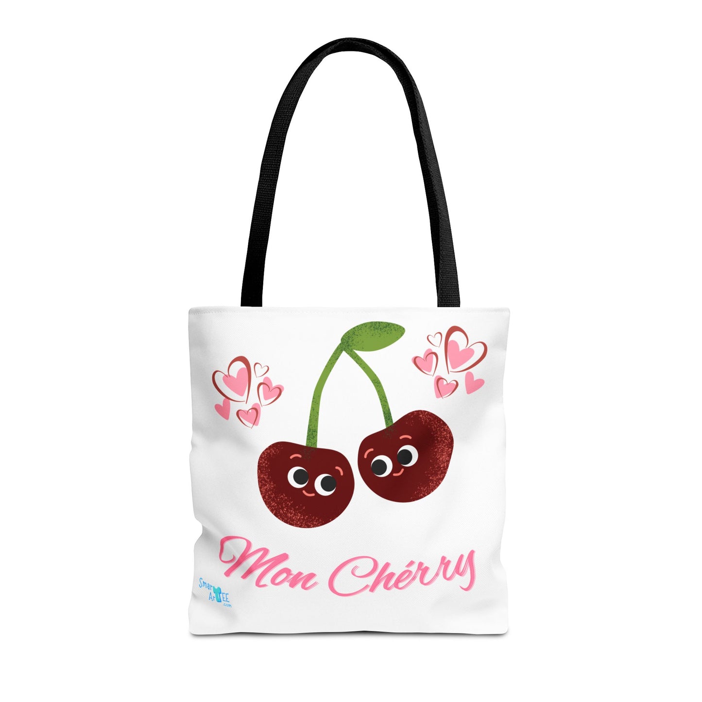 Cute Cherry Love Tote Bag - Perfect for Valentine's Day, Everyday Use, Grocery Shopping, Beach Outings, Fun Accessories