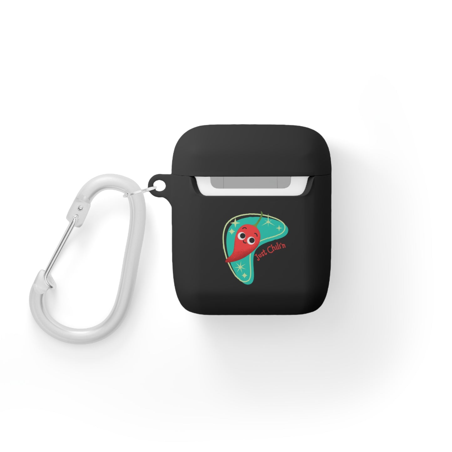 Chillin' AirPods Case Cover, Unique AirPods Holder, Fun Kids Accessories, Colorful Earbud Case, Great Gift Idea