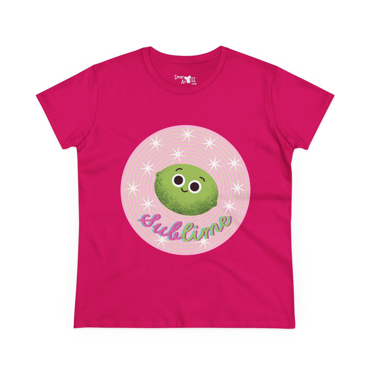 Sublime Women's Midweight Cotton Tee, Funny Fruit Pun T-Shirt, Girls Clothing, Gift Idea
