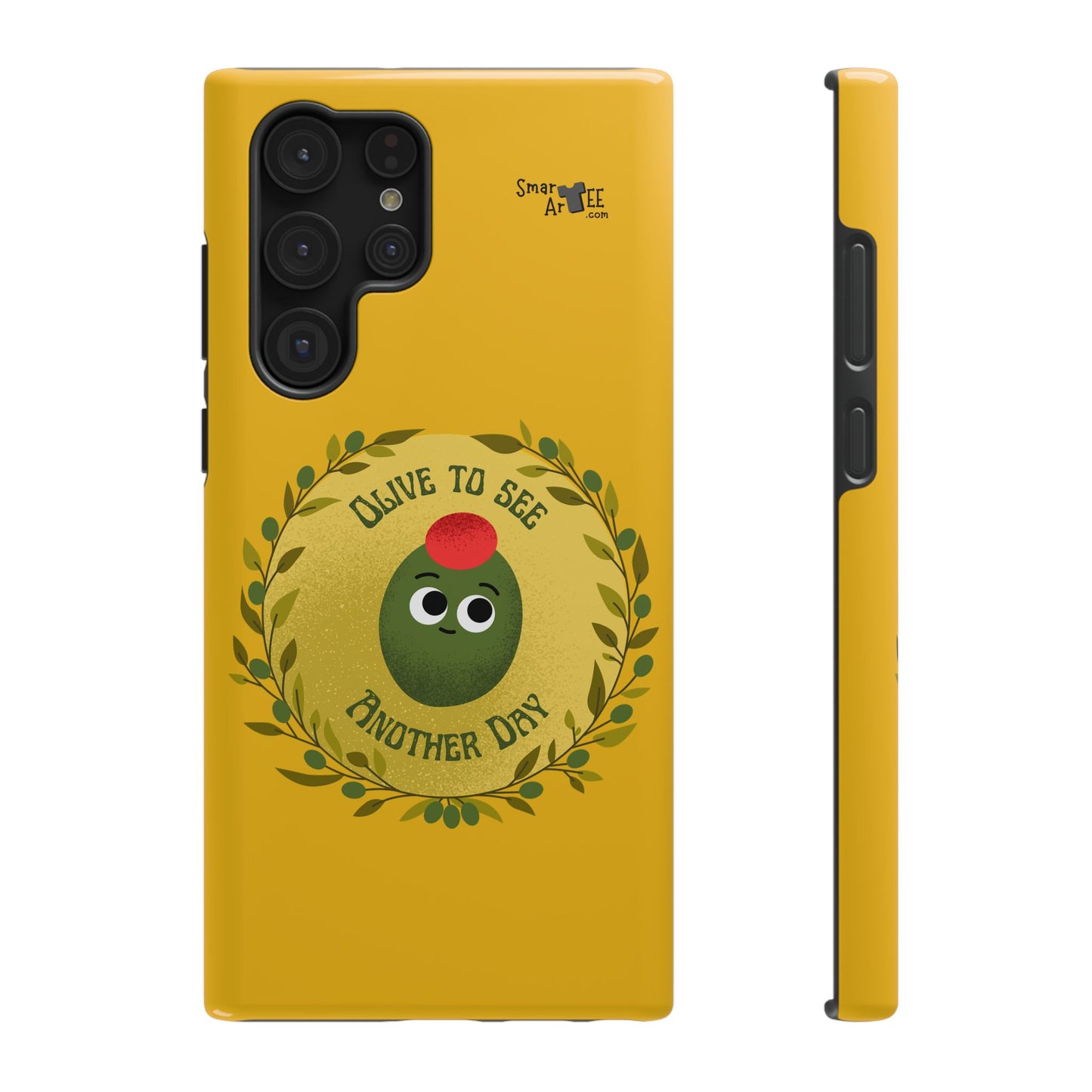 Cute Olive Phone Case, Impact-Resistant Phone Cover, Great Gift for All Ages, Trendy Cell Case, Fun Phone Accessory, Unique Olive Design