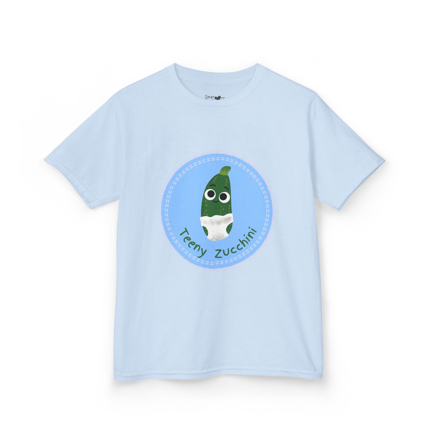Kids Zucchini Tee, Cute Vegetable Shirt, Funny Kids Apparel, Gift for Kids, Playful Shirt, Gardening Themes