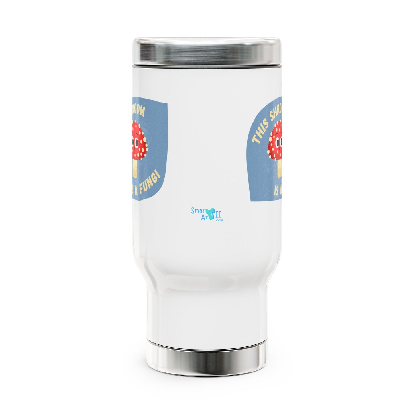 Playful Mushroom Travel Mug - Cute Portable Drinkware for Coffee Lovers, Gifts for Fun Moms, Birthday, Camping, Festivals