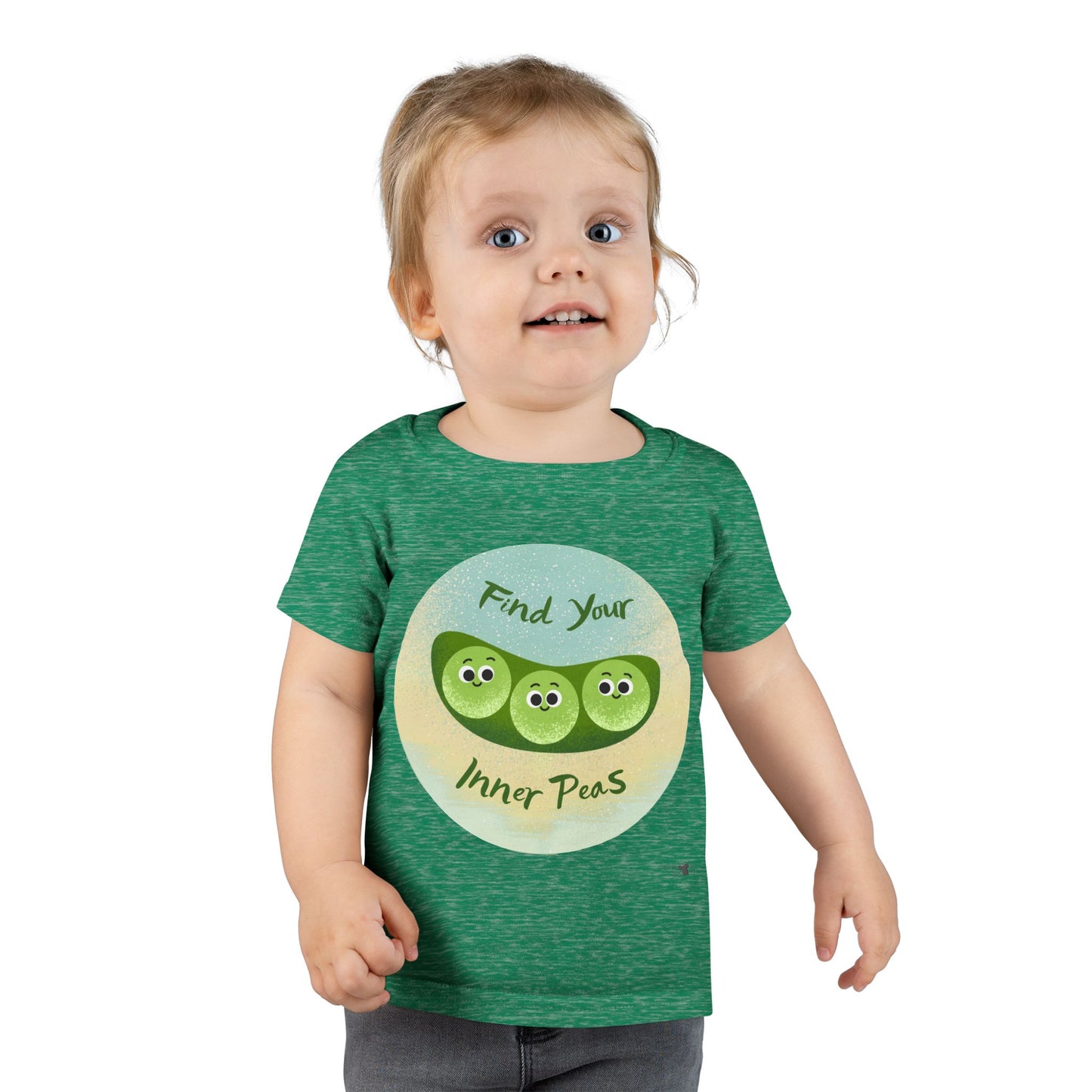 Find Your Inner Peas Toddler Shirt, Cute Kids Tee, Funny Children's Apparel, Baby Shower Gift, Eco-Friendly Toddler Top