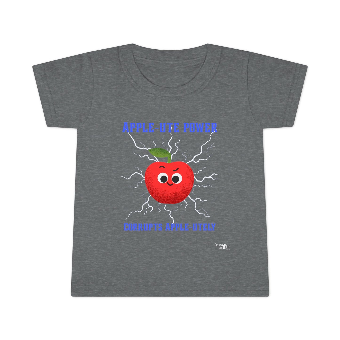 Cute Apple Power Toddler Shirt, Kids Gift, Back to School, Playtime Outfit, Funny Sayings Tee