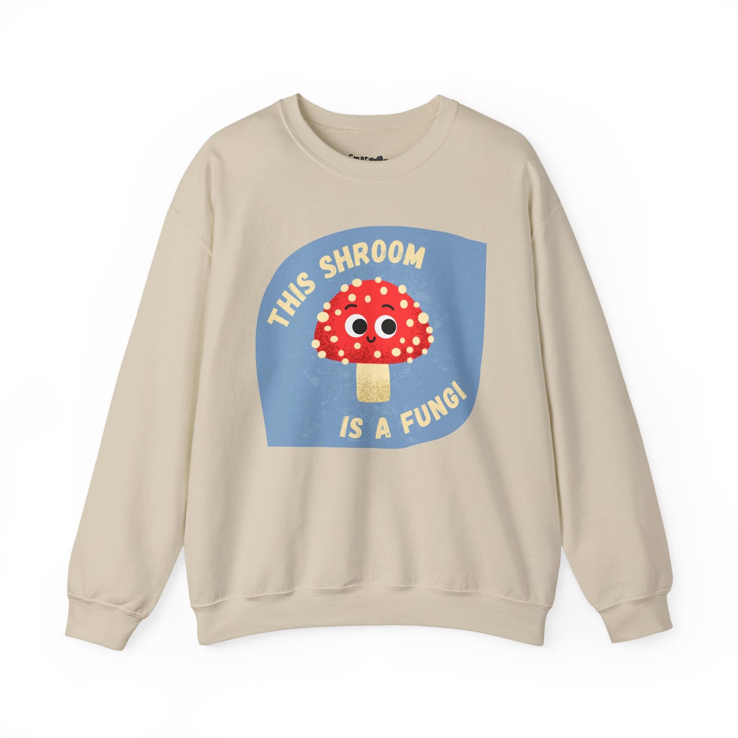 Crewneck Sweatshirt - This Shroom is a Fungi Whimsical Pun, Great Gift Idea, Funny Vegetable Sweatshirt, Relaxed Style