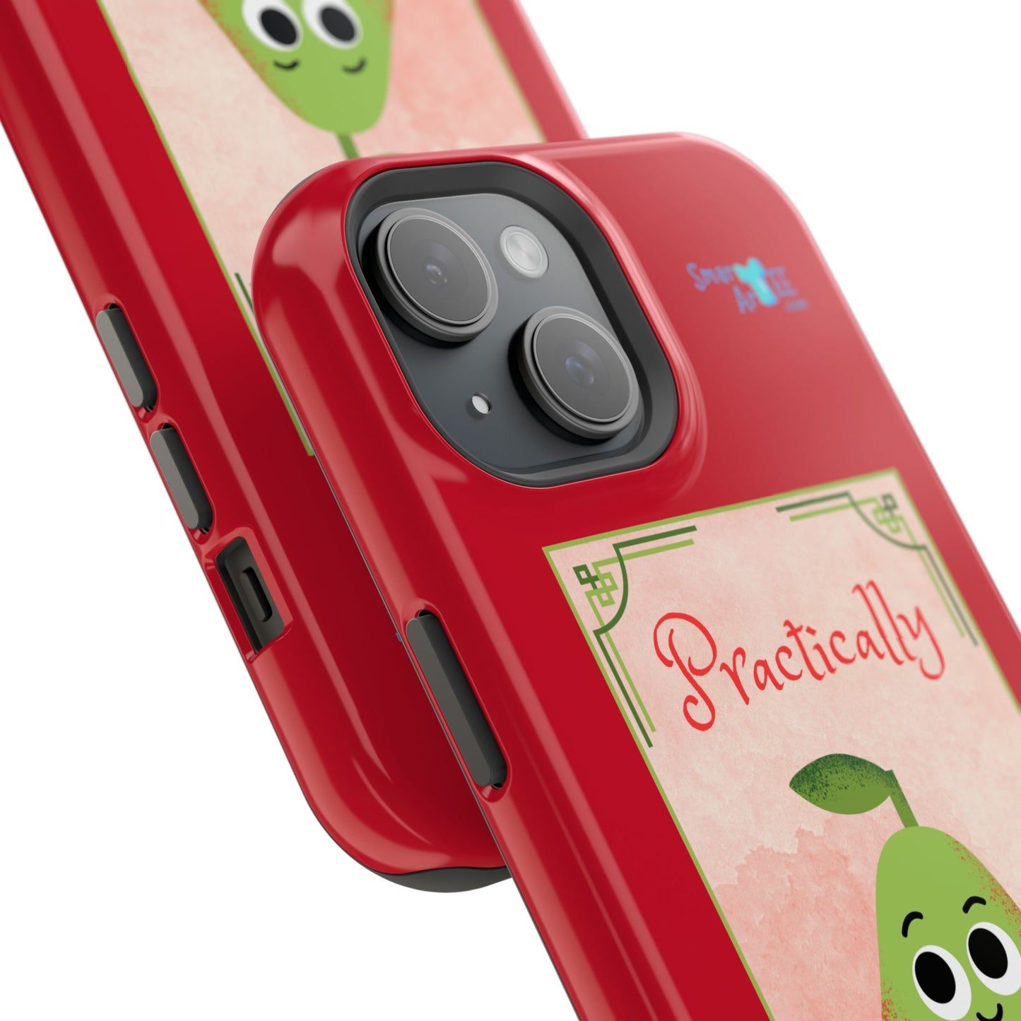 Cute Impact-Resistant Phone Case - Practically Pearfect, Fun Gift for Kids, Durable Phone Cover, Unique Phone Accessory, Youthful Style