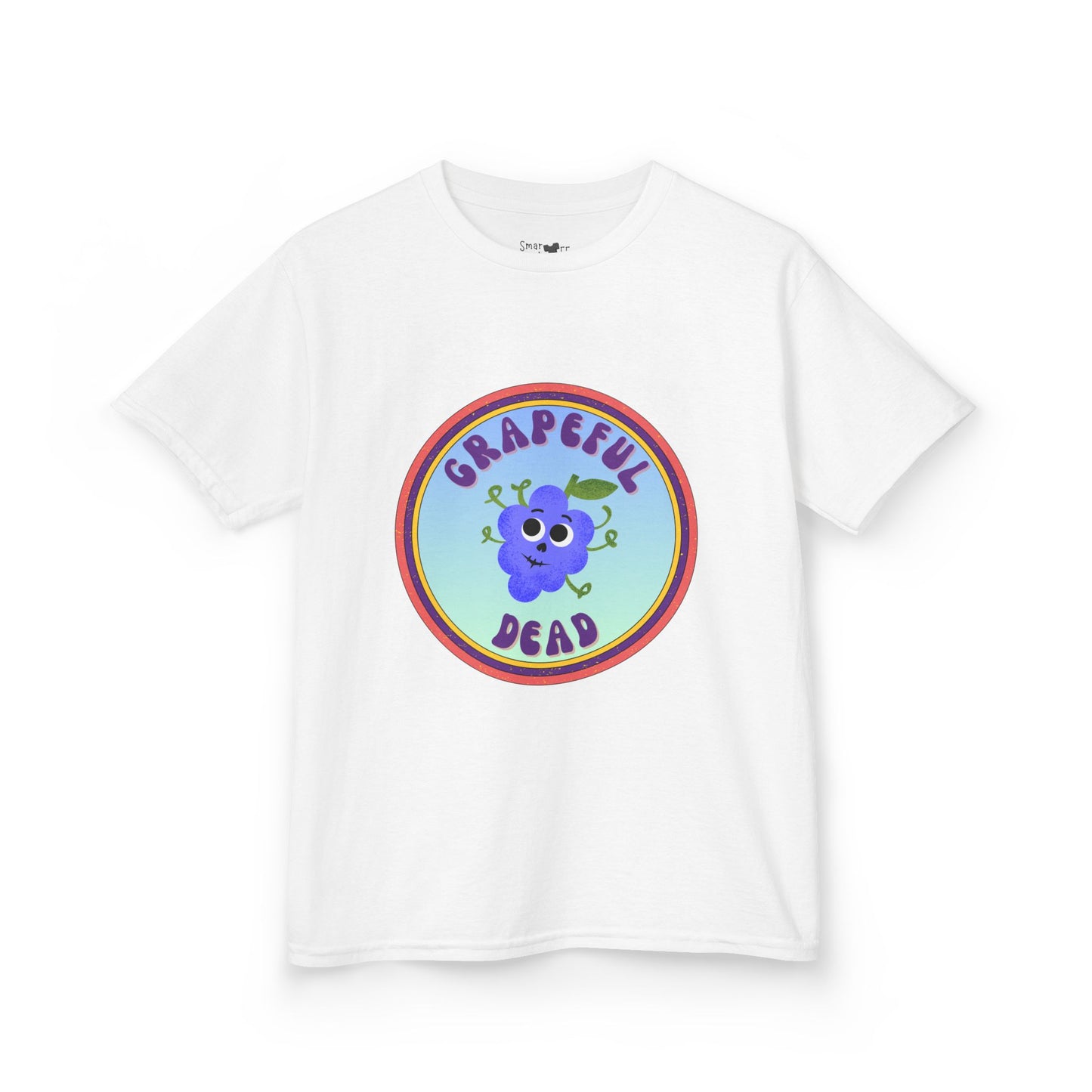 Vibrant Kids Tee with Grapeful Dead Design, Fun Casual Wear for Festivals, Birthdays, or Everyday Adventures