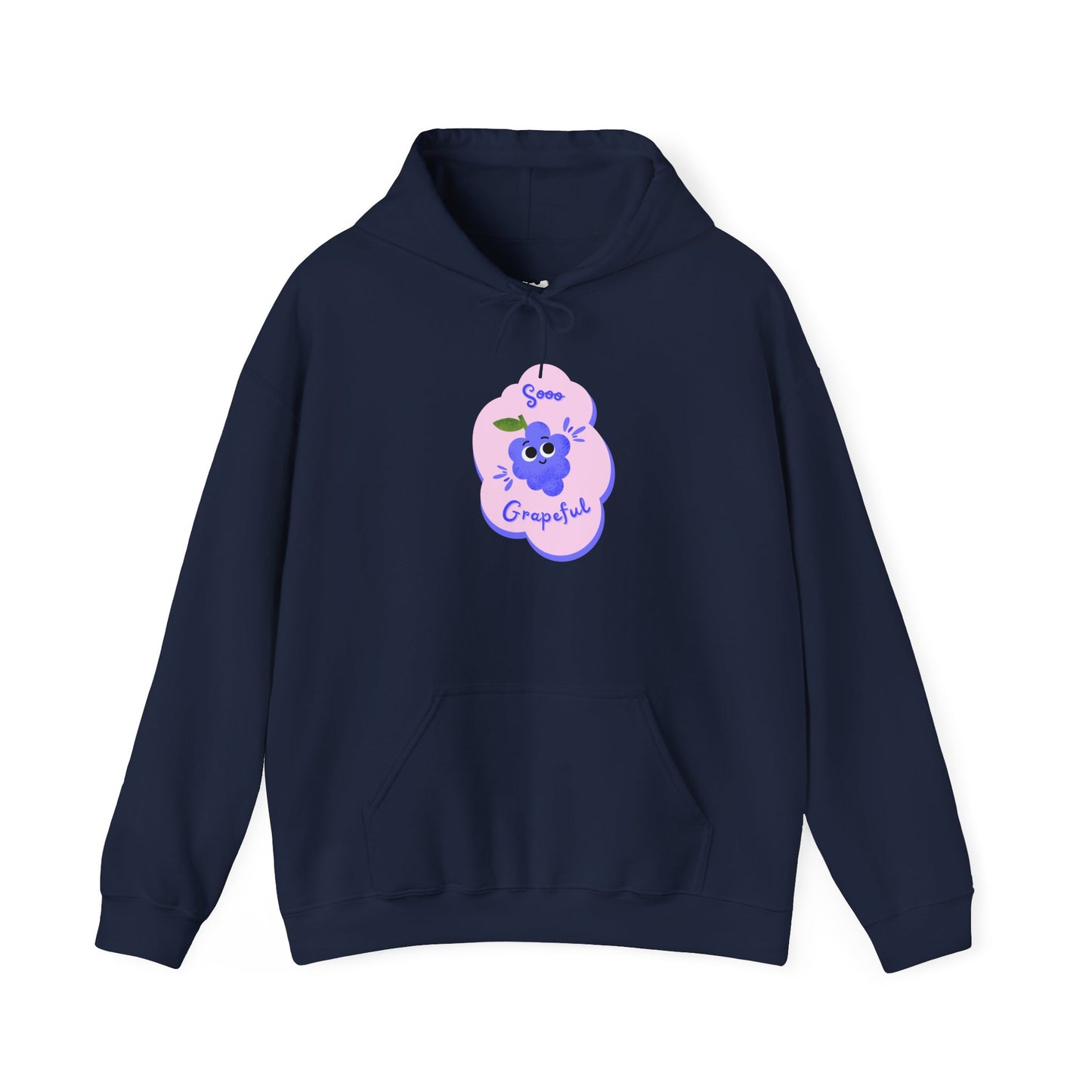 Charming Grape Hoodie, Cozy Unisex Pullover, Graphic Hoodie for Spring, Perfect Gift for Garden Lovers, Trendy Casual Wear